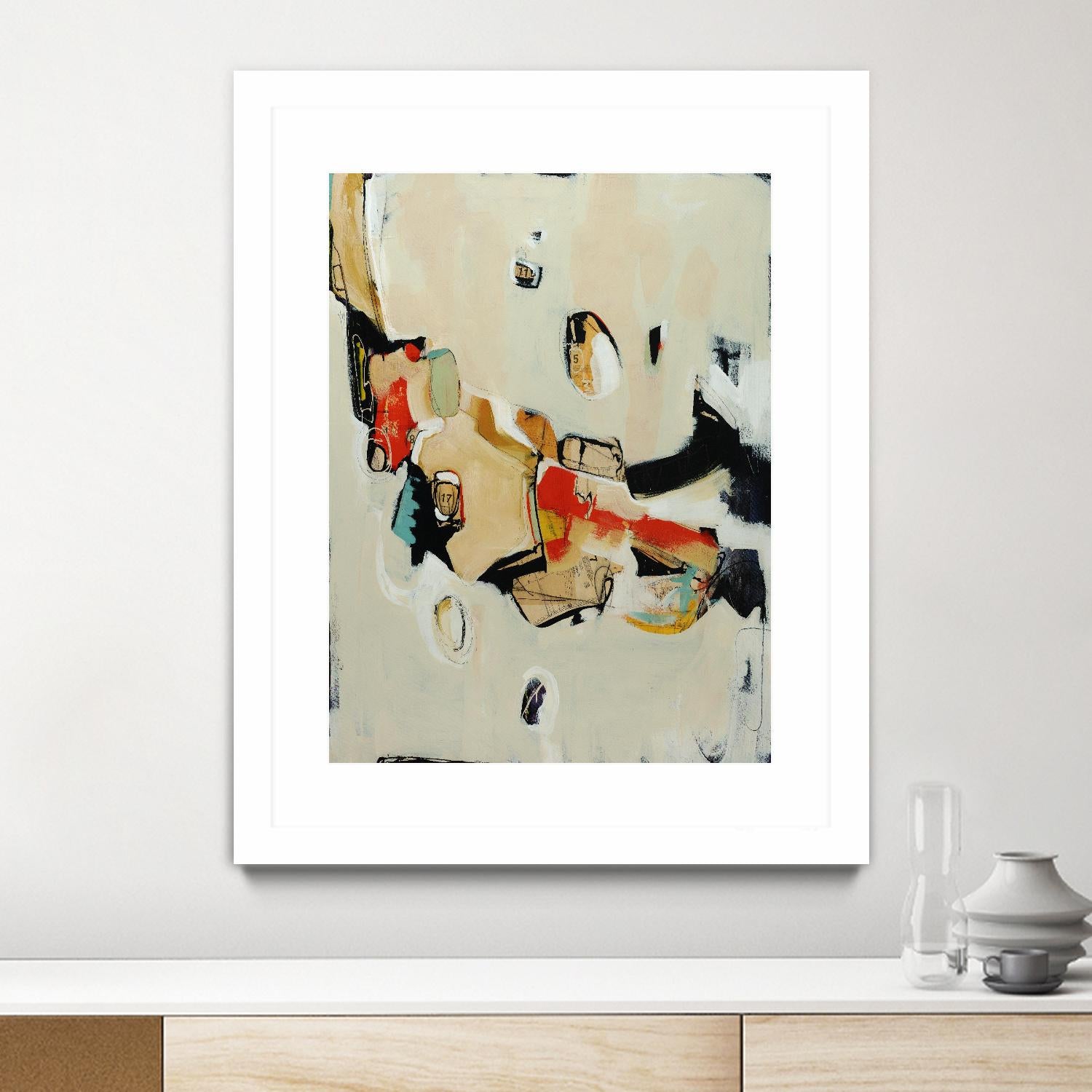 Charred Memorbilia by Daleno Art on GIANT ART - beige abstract abstrait