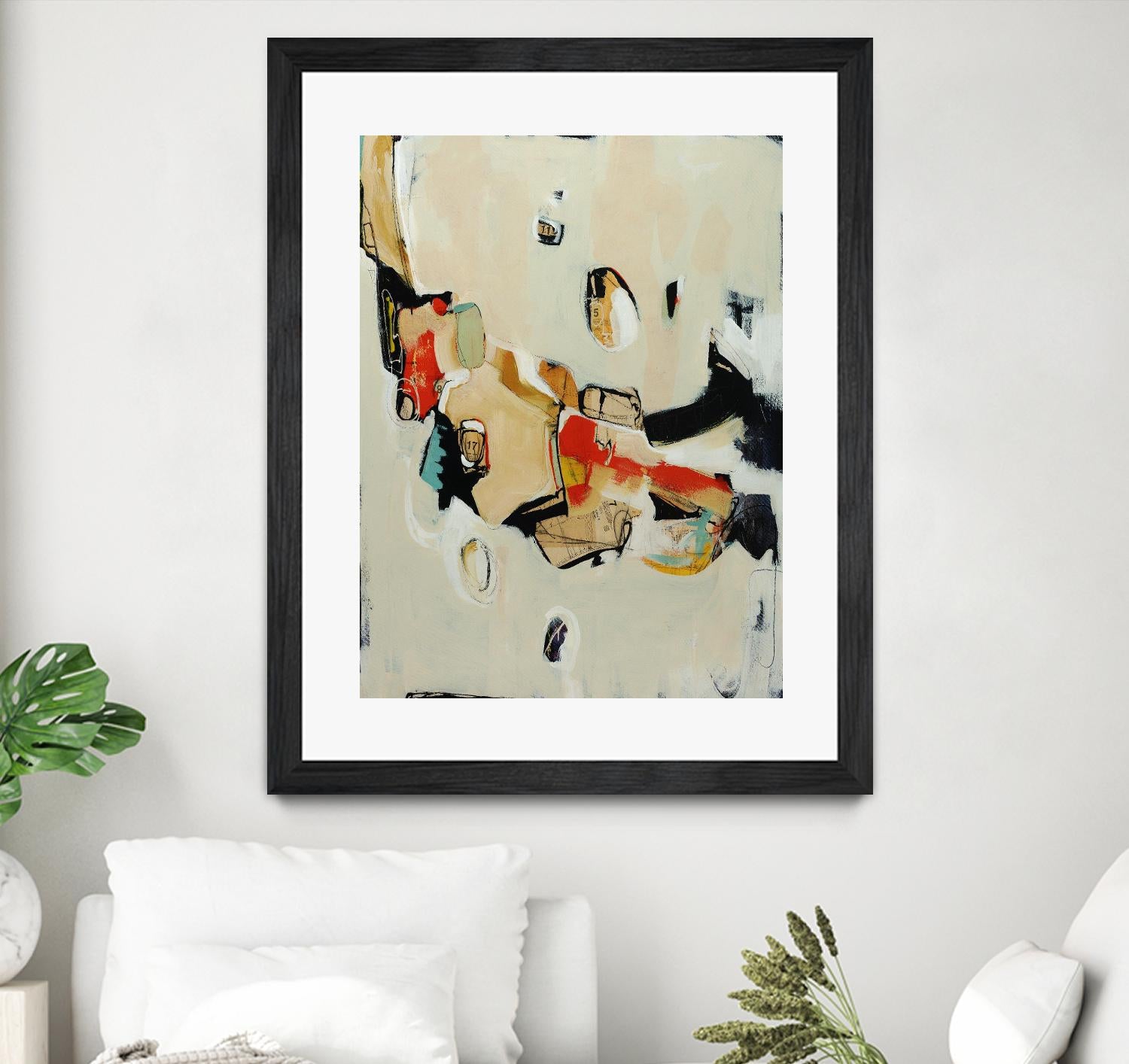 Charred Memorbilia by Daleno Art on GIANT ART - beige abstract abstrait