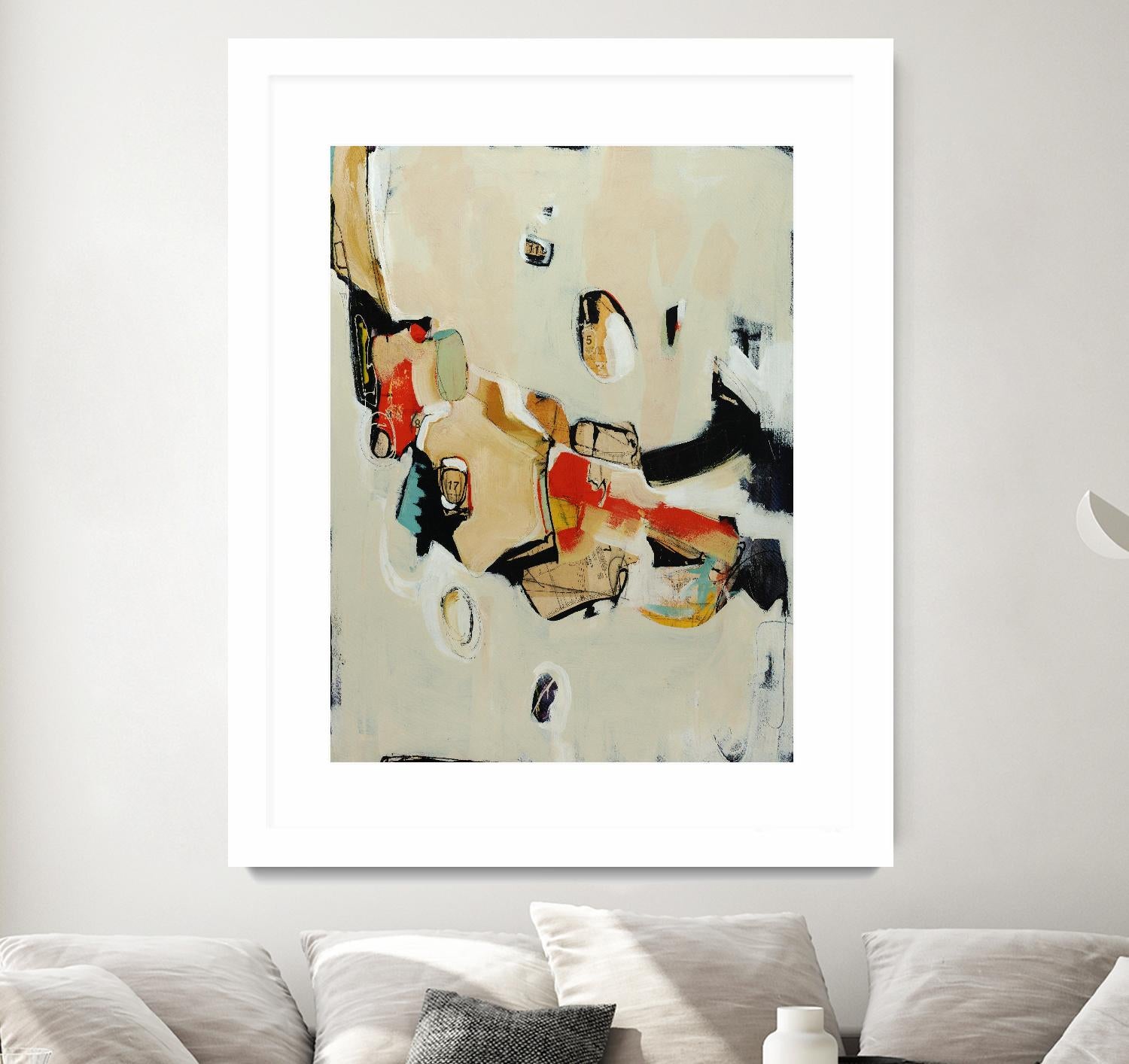 Charred Memorbilia by Daleno Art on GIANT ART - beige abstract abstrait