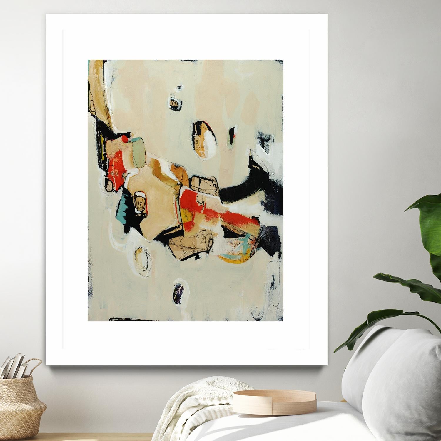 Charred Memorbilia by Daleno Art on GIANT ART - beige abstract abstrait