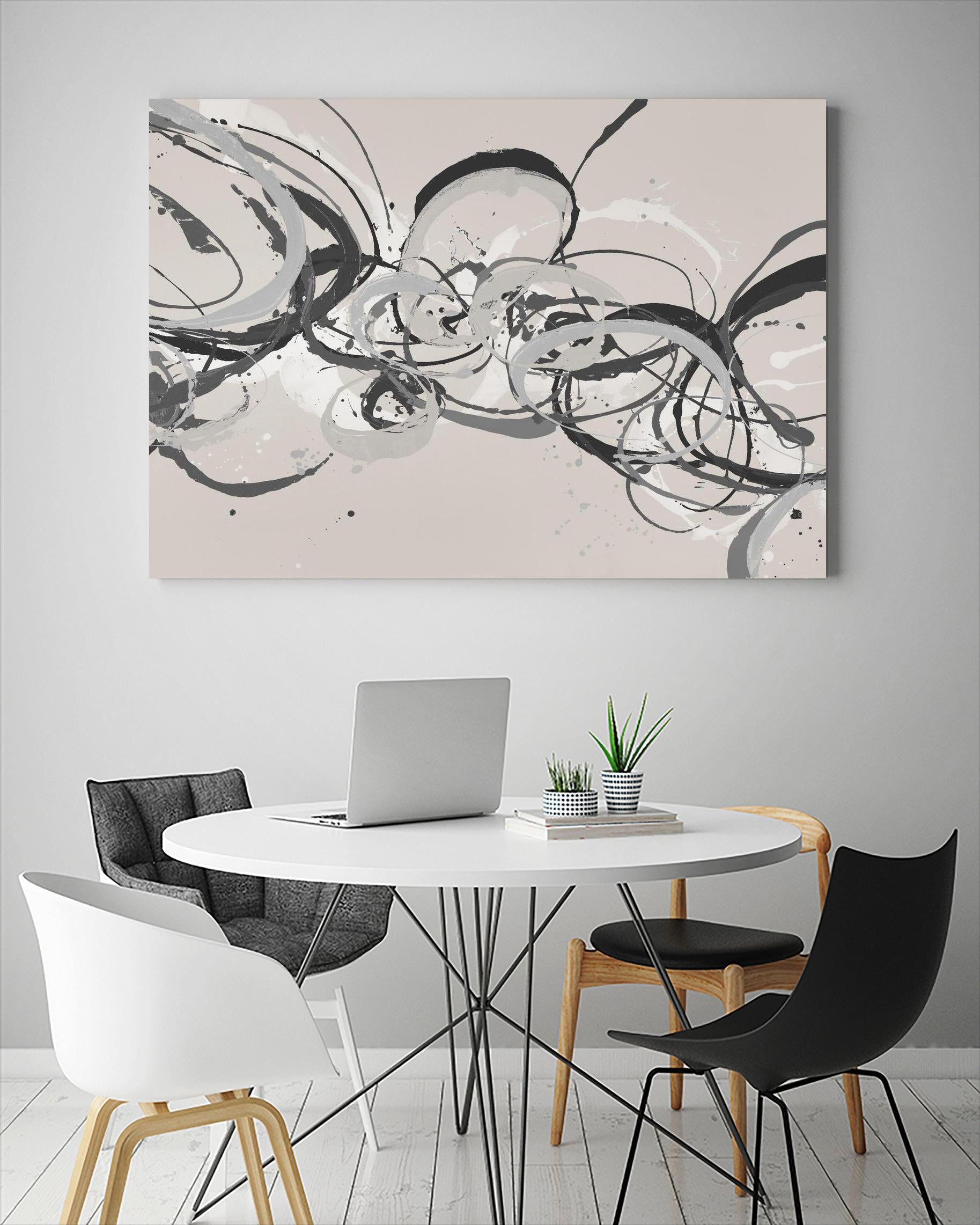 Demanding Order IV by Daleno Art on GIANT ART - white abstract abstrait