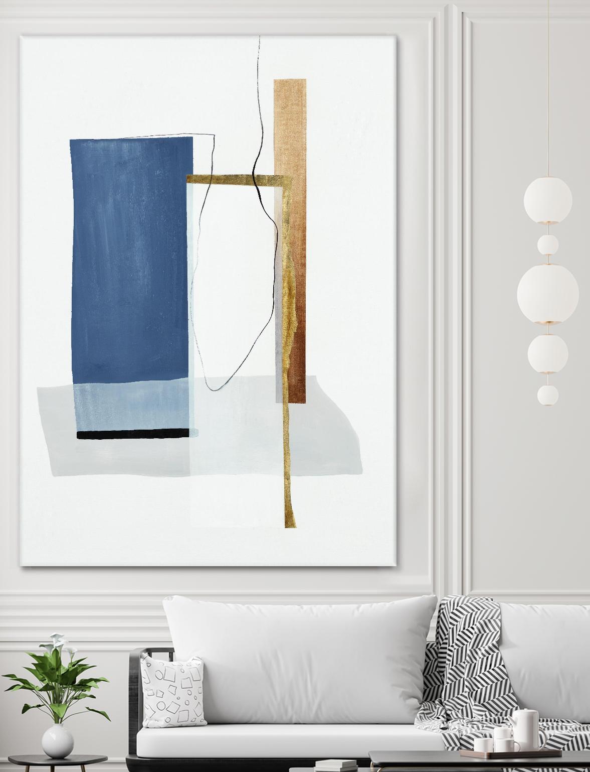 Setting Early II by Daleno Art on GIANT ART - gold abstract abstrait