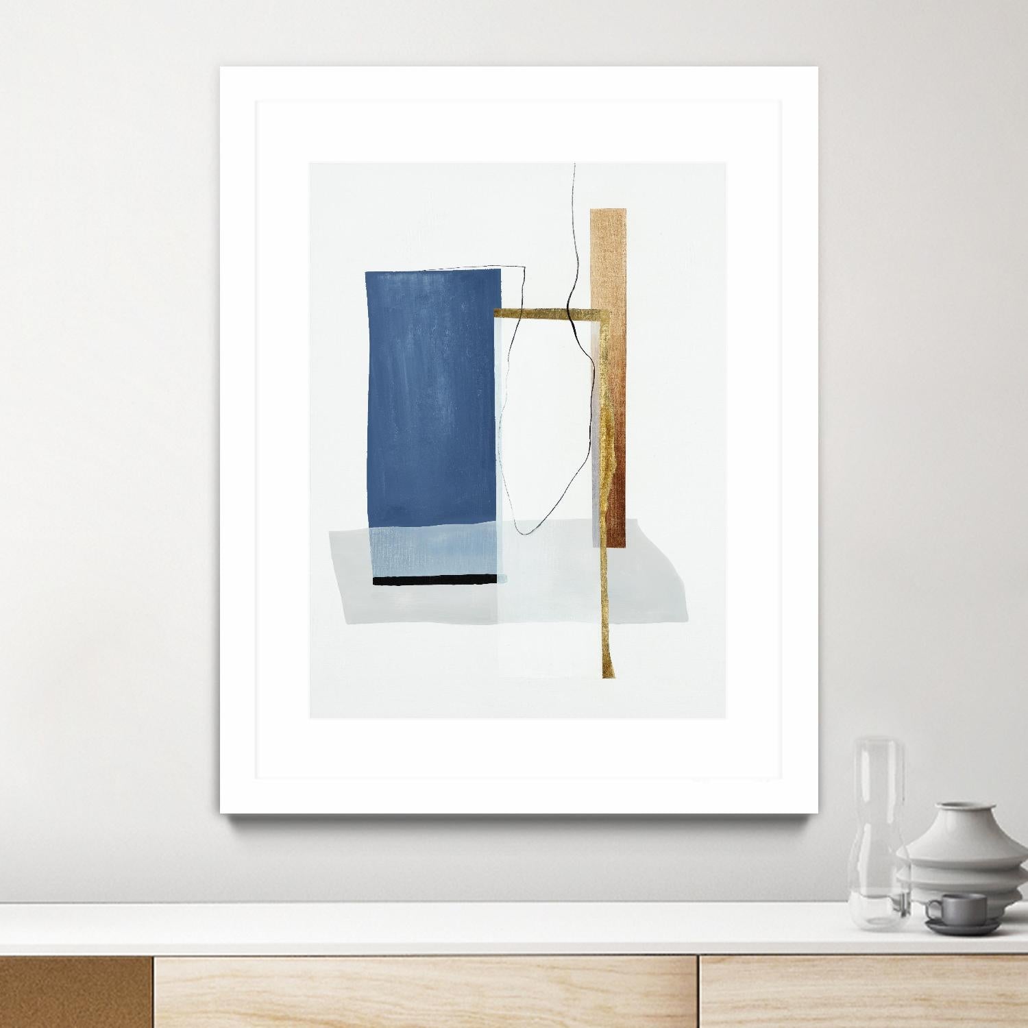 Setting Early II by Daleno Art on GIANT ART - gold abstract abstrait