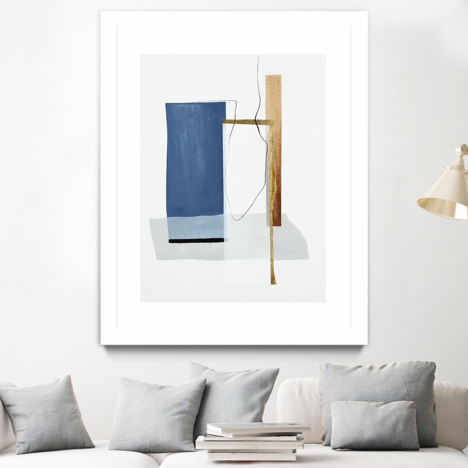 Setting Early II by Daleno Art on GIANT ART - gold abstract abstrait