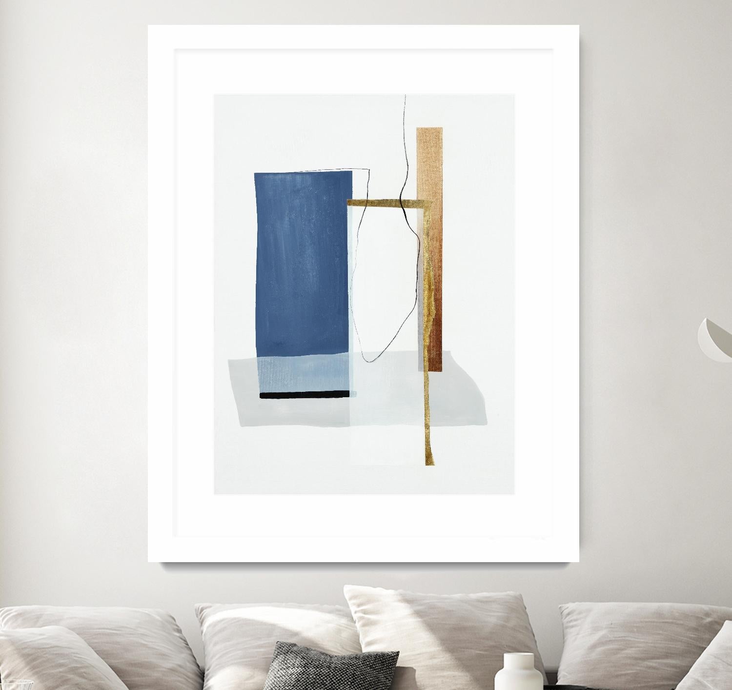 Setting Early II by Daleno Art on GIANT ART - gold abstract abstrait