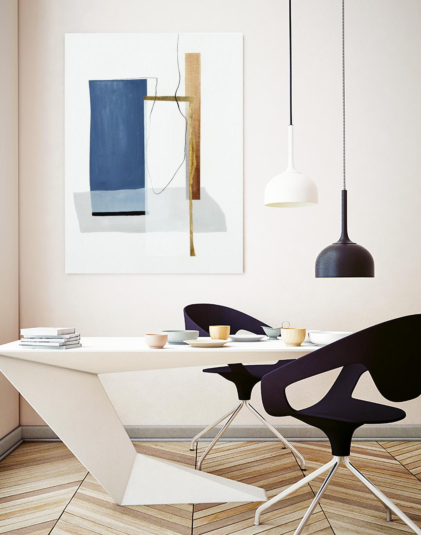 Setting Early II by Daleno Art on GIANT ART - gold abstract abstrait