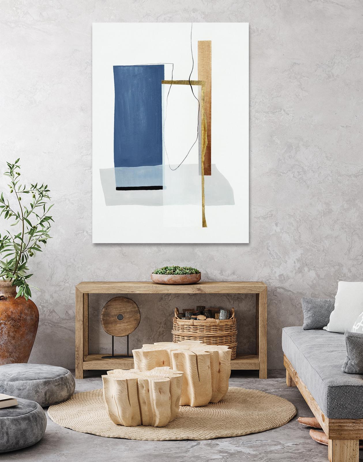 Setting Early II by Daleno Art on GIANT ART - gold abstract abstrait