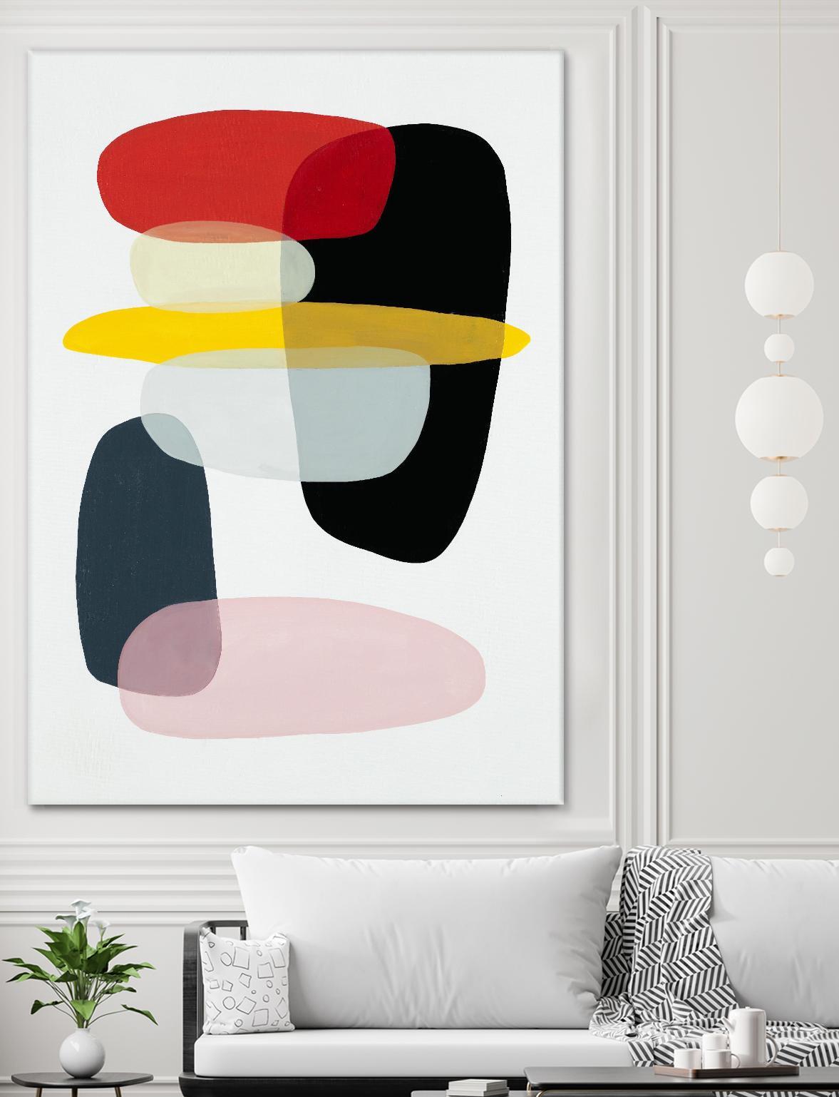 Joy and Pop I by Daleno Art on GIANT ART - abstract