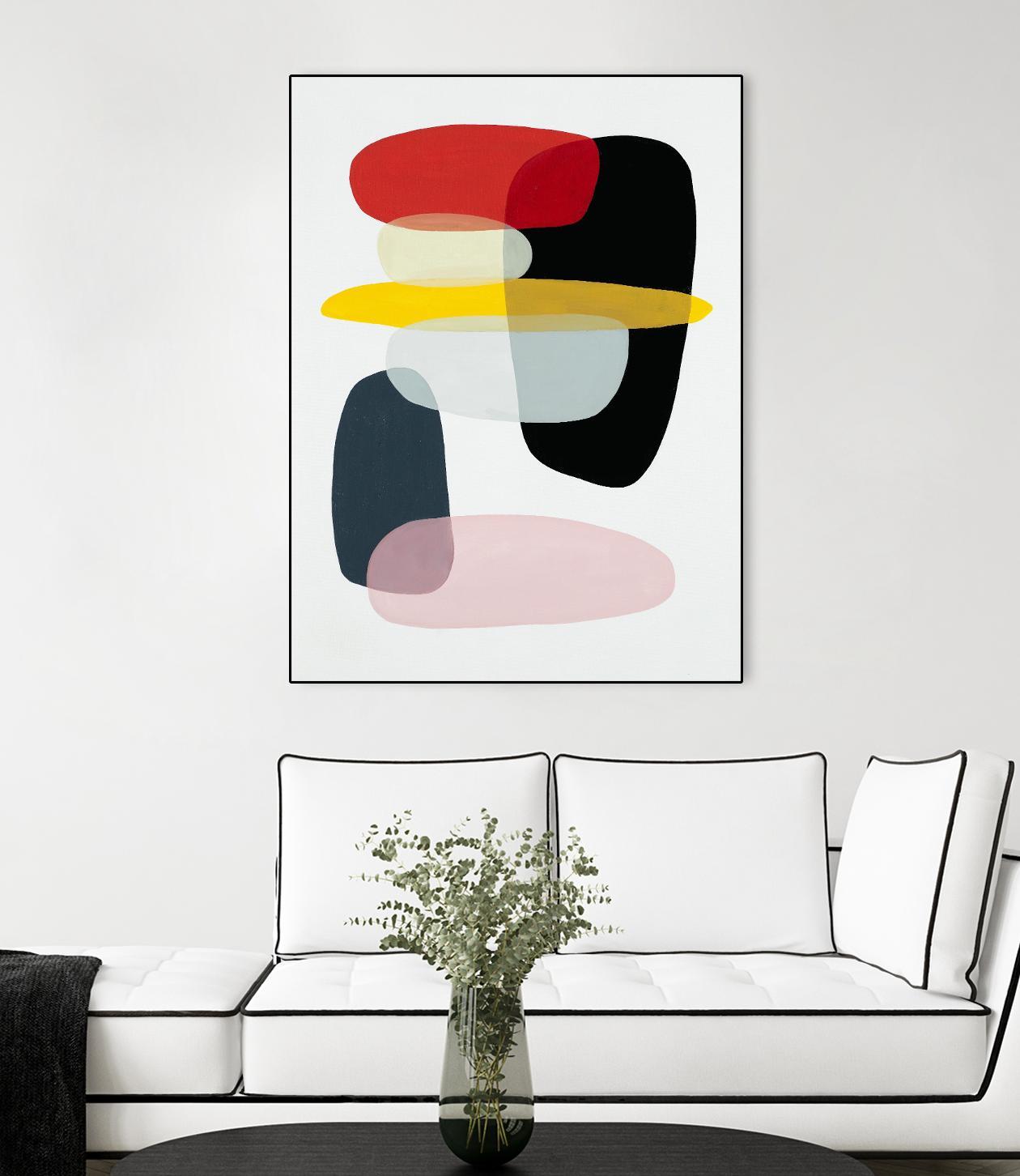 Joy and Pop I by Daleno Art on GIANT ART - abstract
