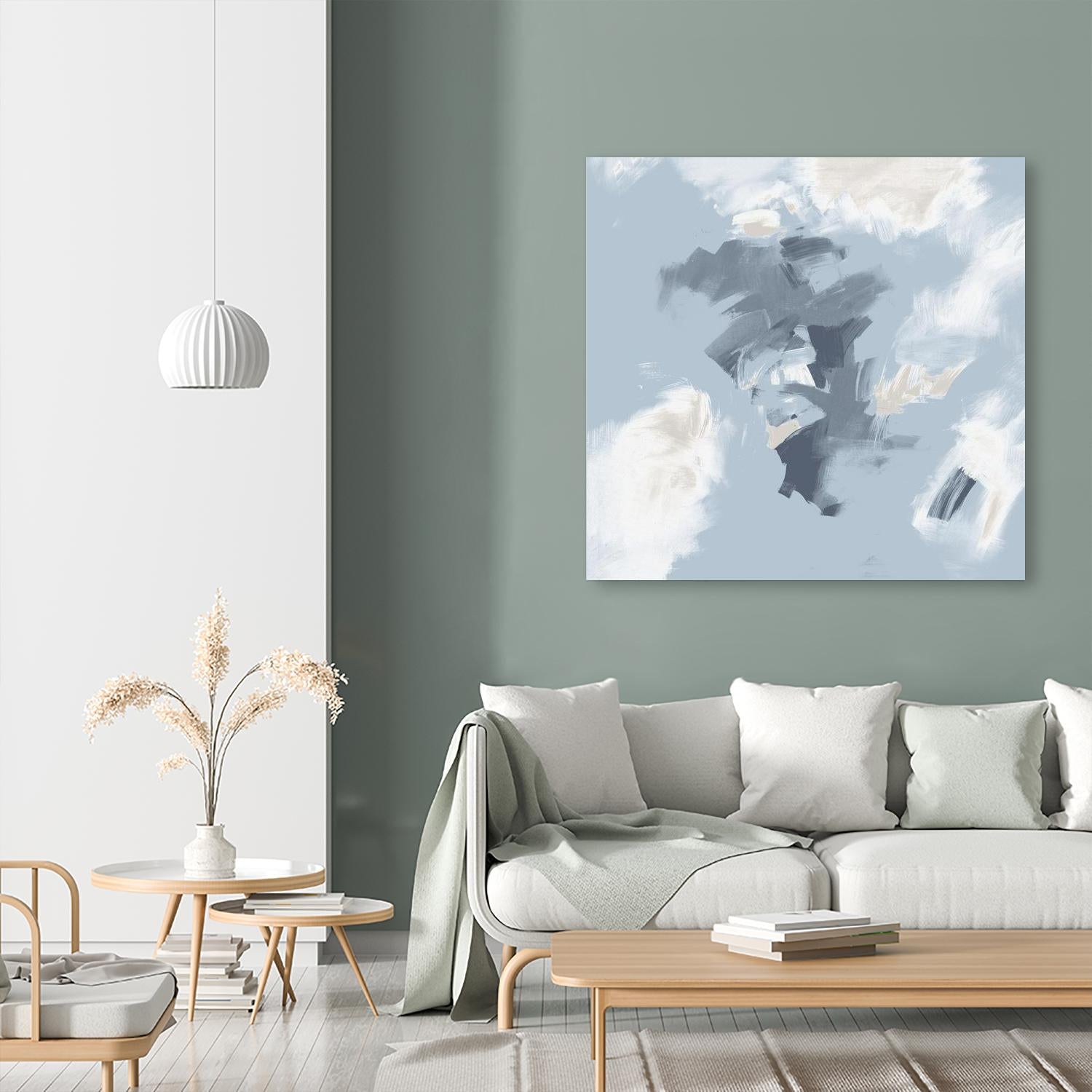 Peaches and Cream II by Daleno Art on GIANT ART - beige abstract abstract