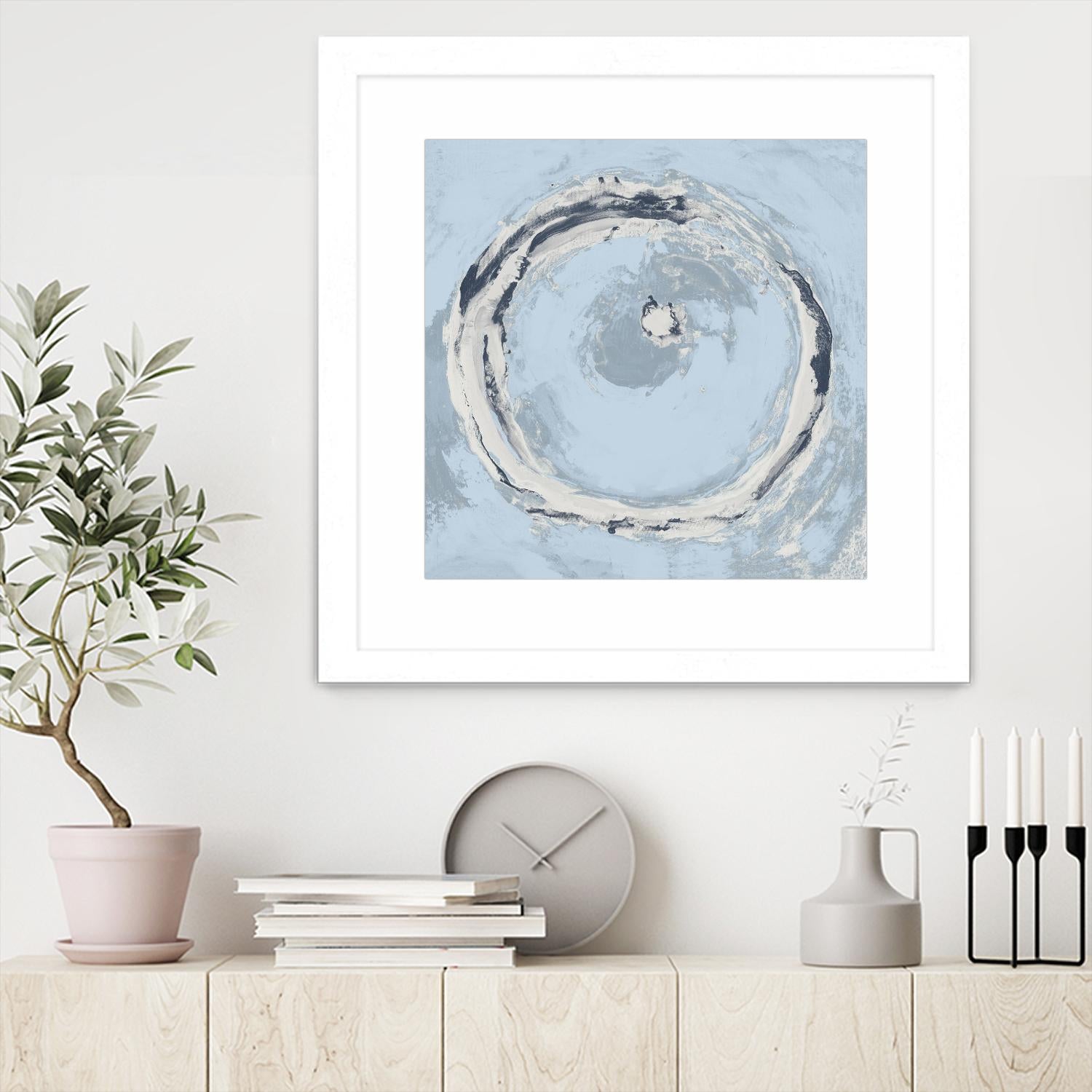 The Calm Before II by Daleno Art on GIANT ART - blue abstract abstrait