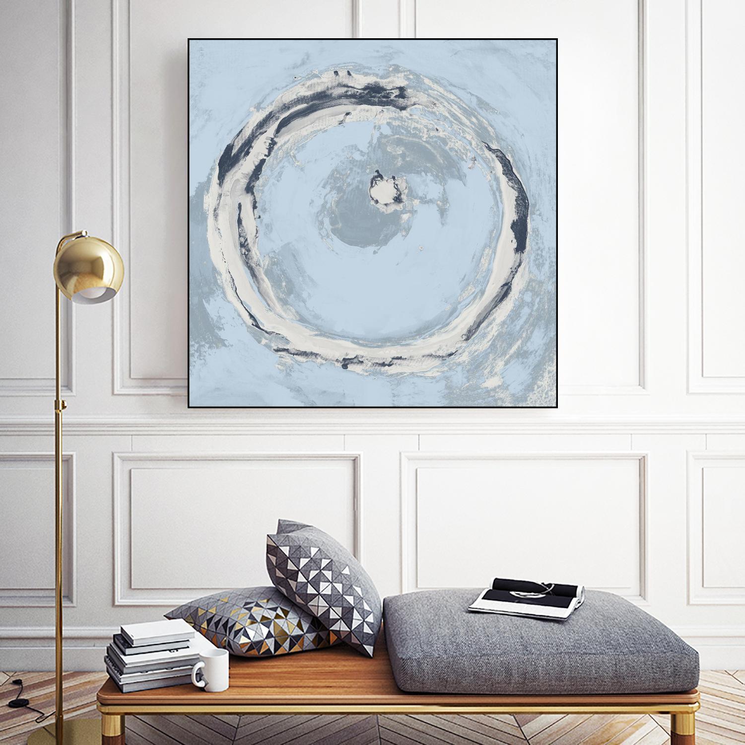 The Calm Before II by Daleno Art on GIANT ART - blue abstract abstrait