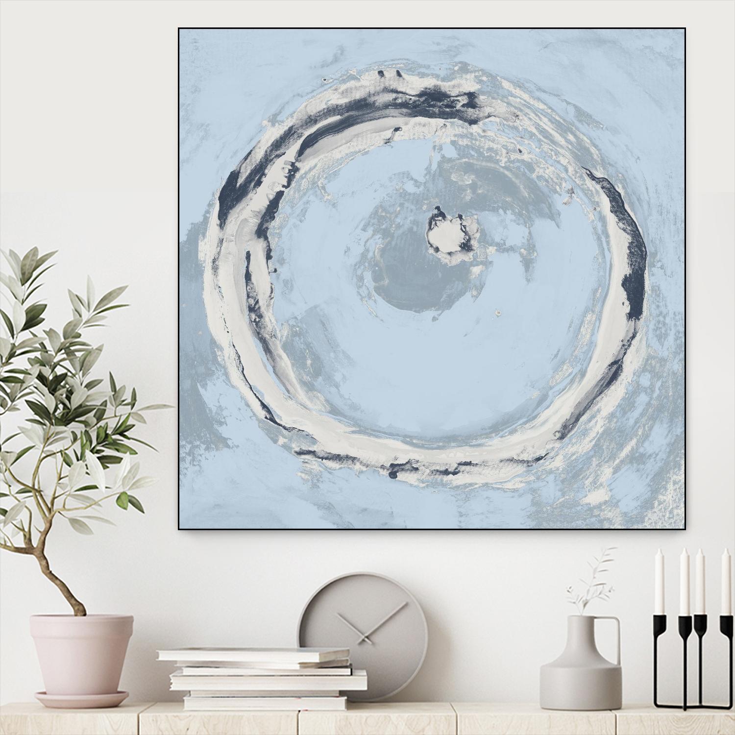 The Calm Before II by Daleno Art on GIANT ART - blue abstract abstrait