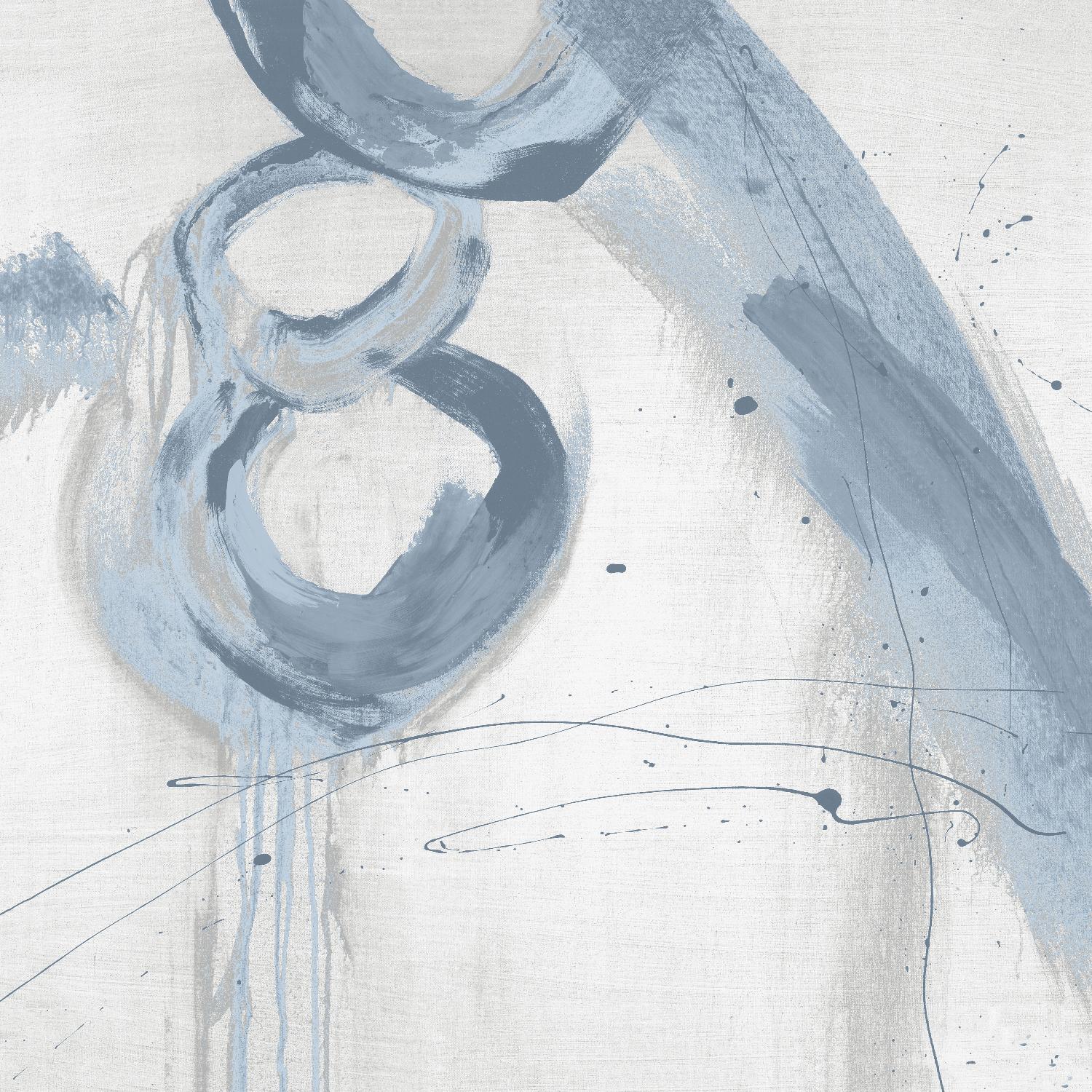 Twice Over VII by Daleno Art on GIANT ART - blue abstract abstrait