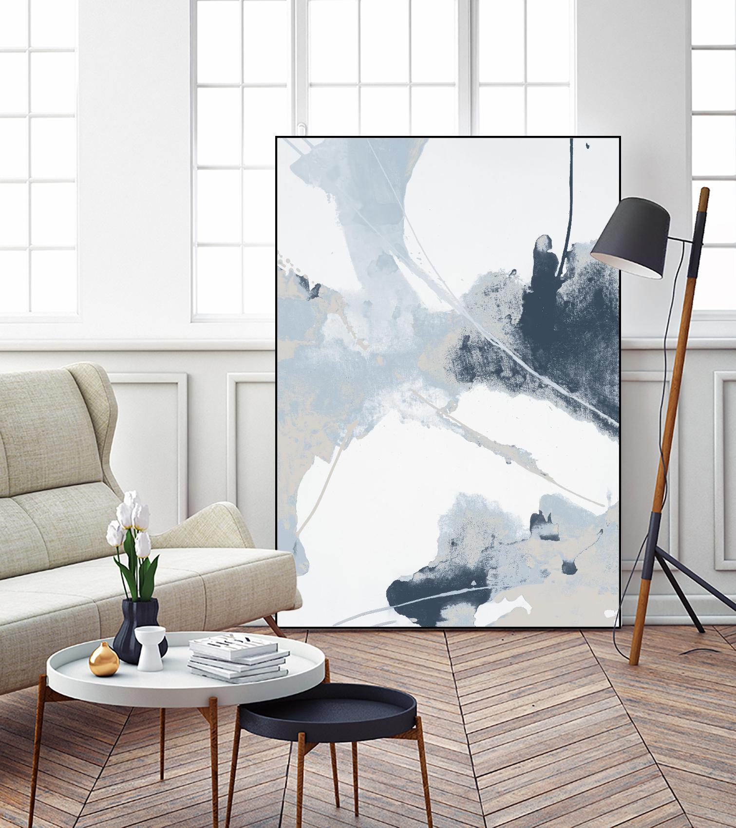 All Good Humor I by Daleno Art on GIANT ART - white abstract abstrait