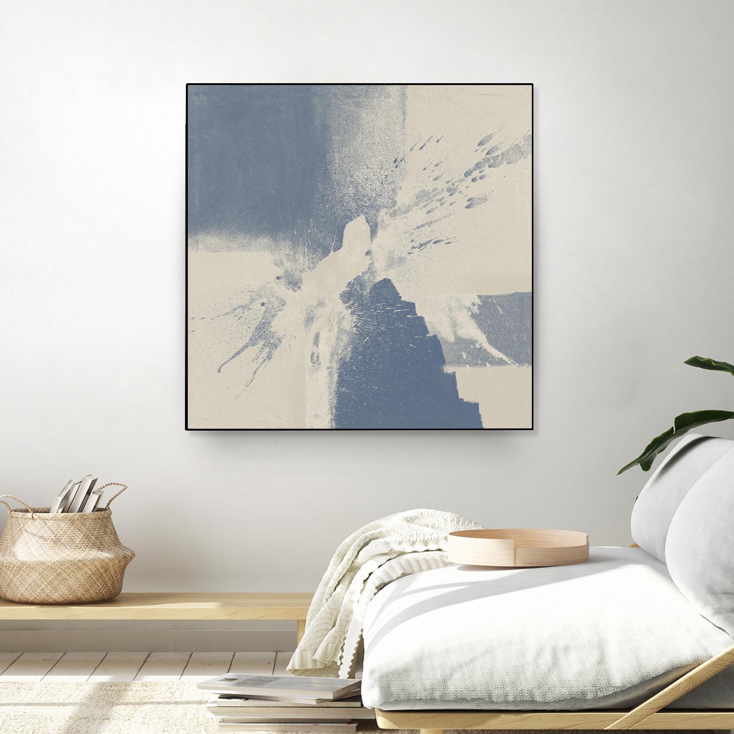 Cool Fury I by Daleno Art on GIANT ART - blue abstract abstrait