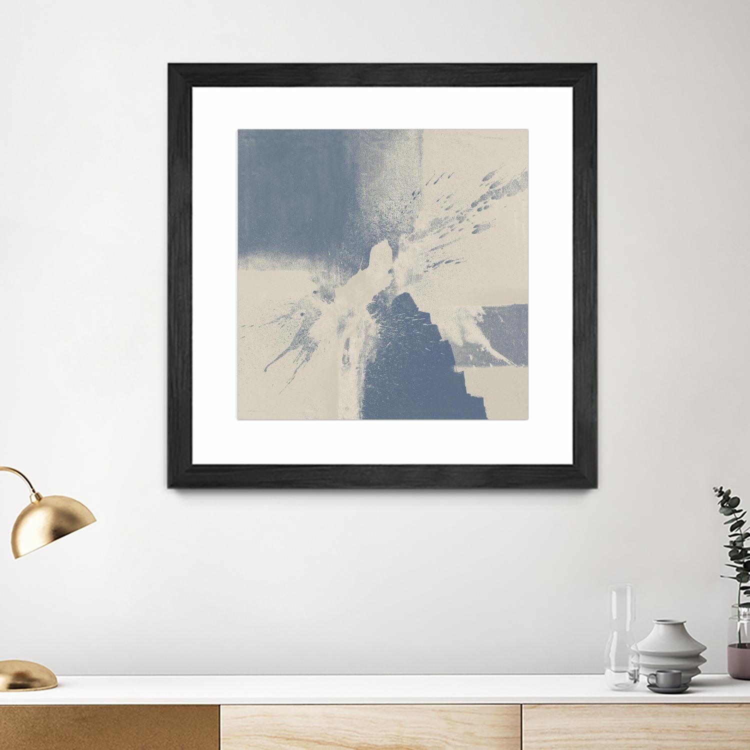 Cool Fury I by Daleno Art on GIANT ART - blue abstract abstrait