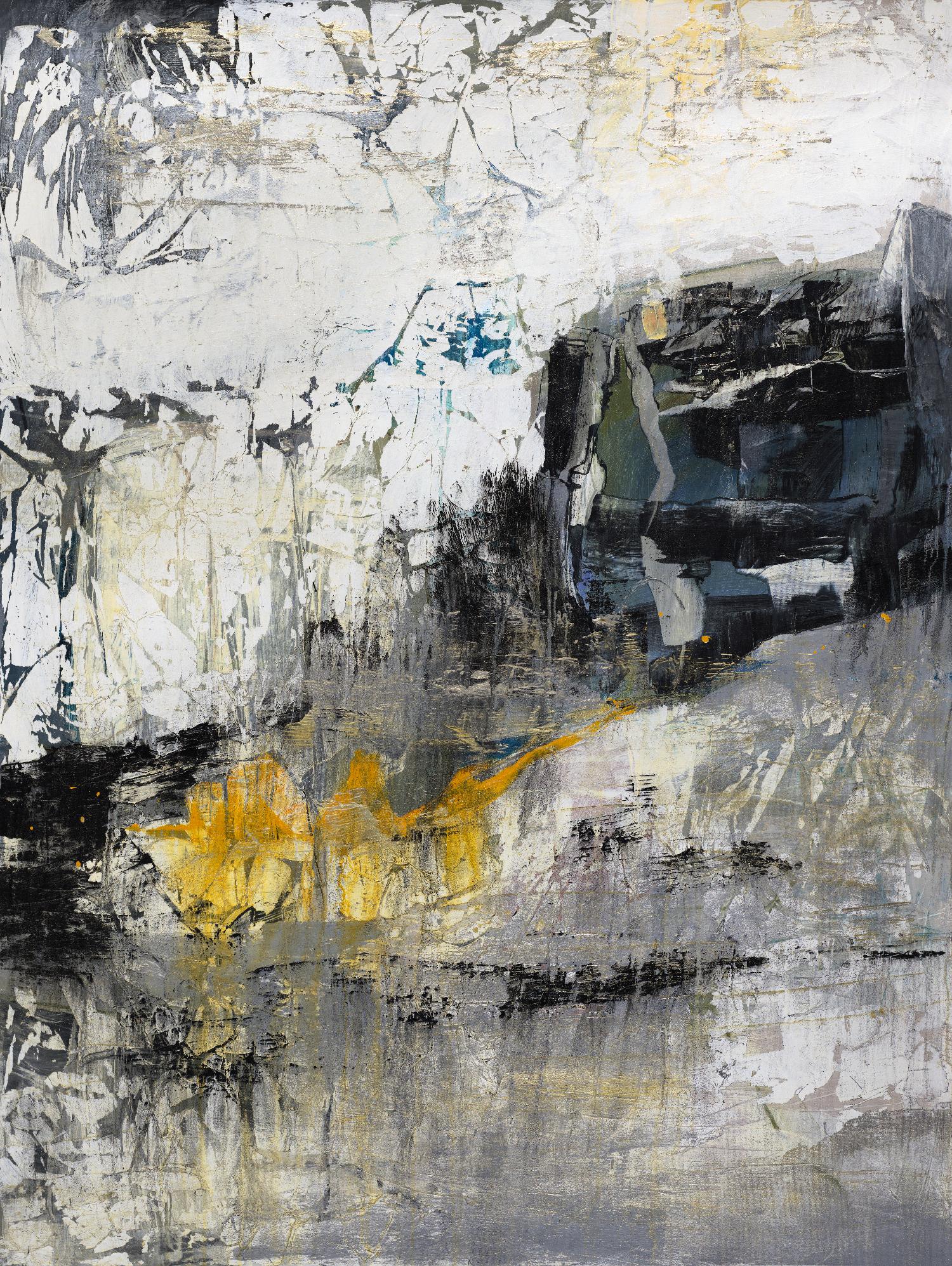 The Hike by Daleno Art on GIANT ART - blue abstract abstrait