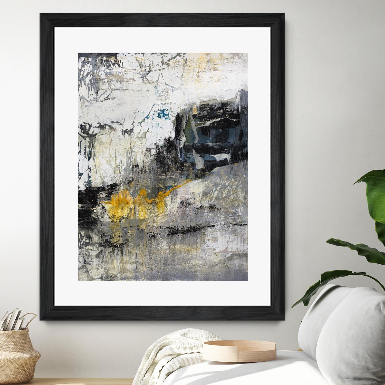 The Hike by Daleno Art on GIANT ART - blue abstract abstrait