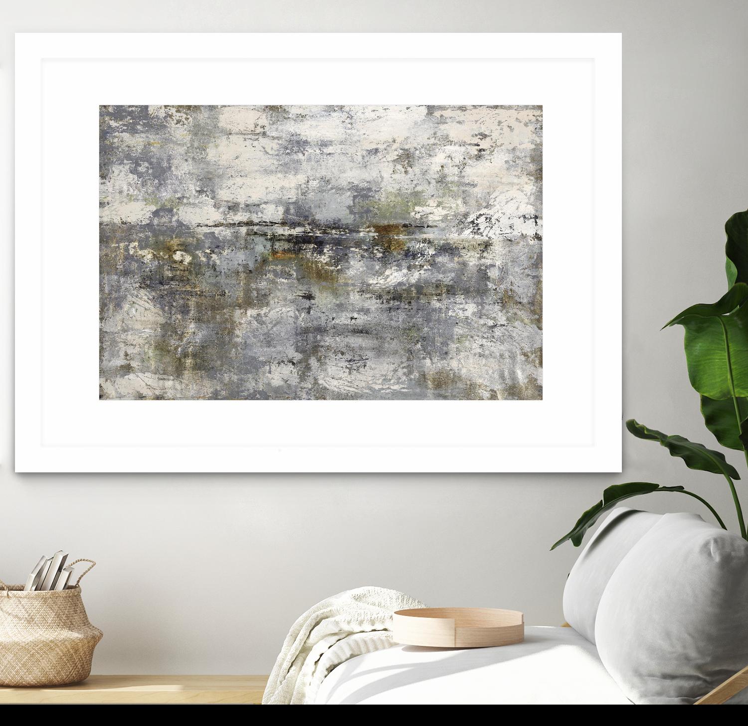 Luminous Dive by Daleno Art on GIANT ART - white abstract