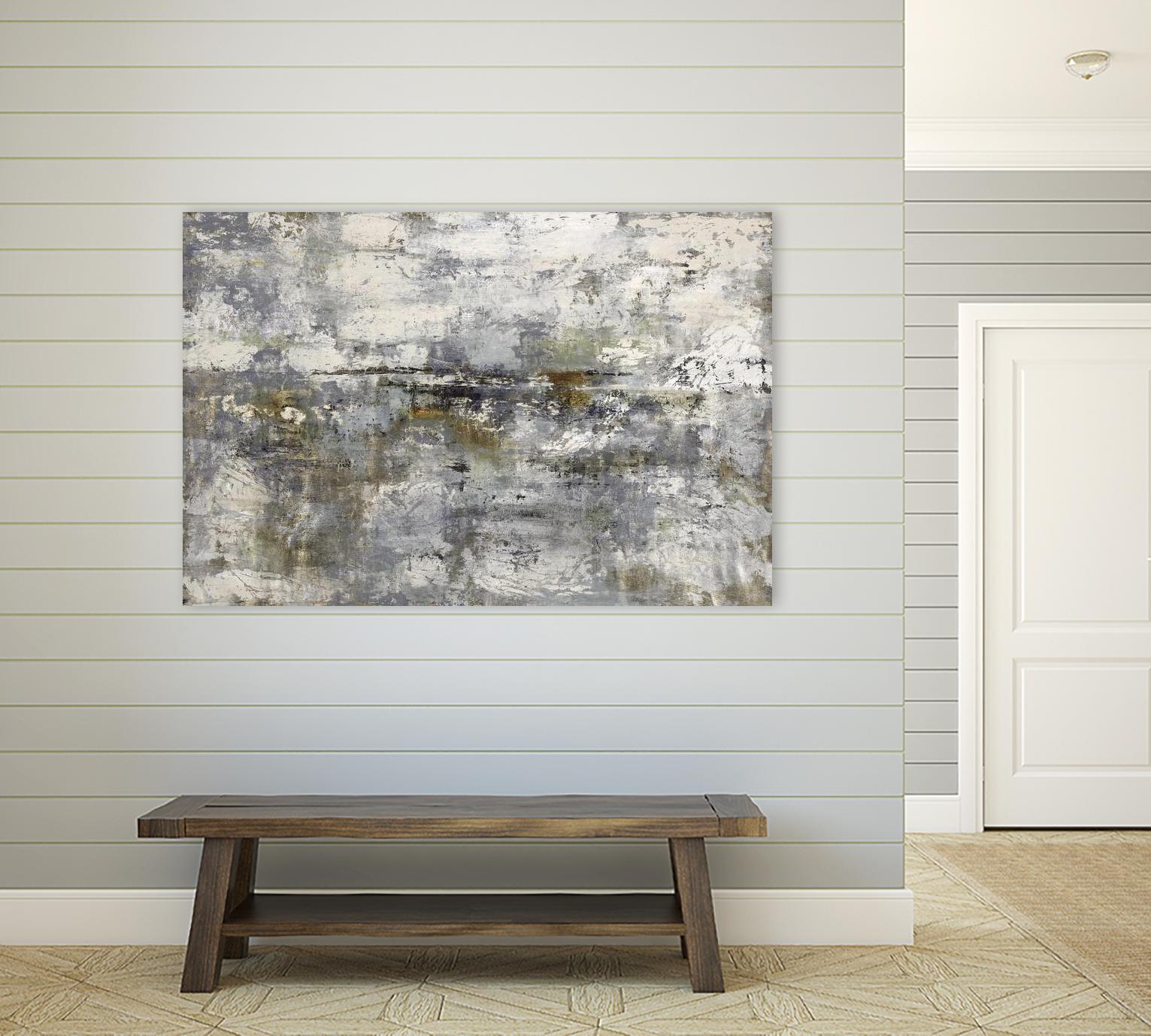 Luminous Dive by Daleno Art on GIANT ART - white abstract