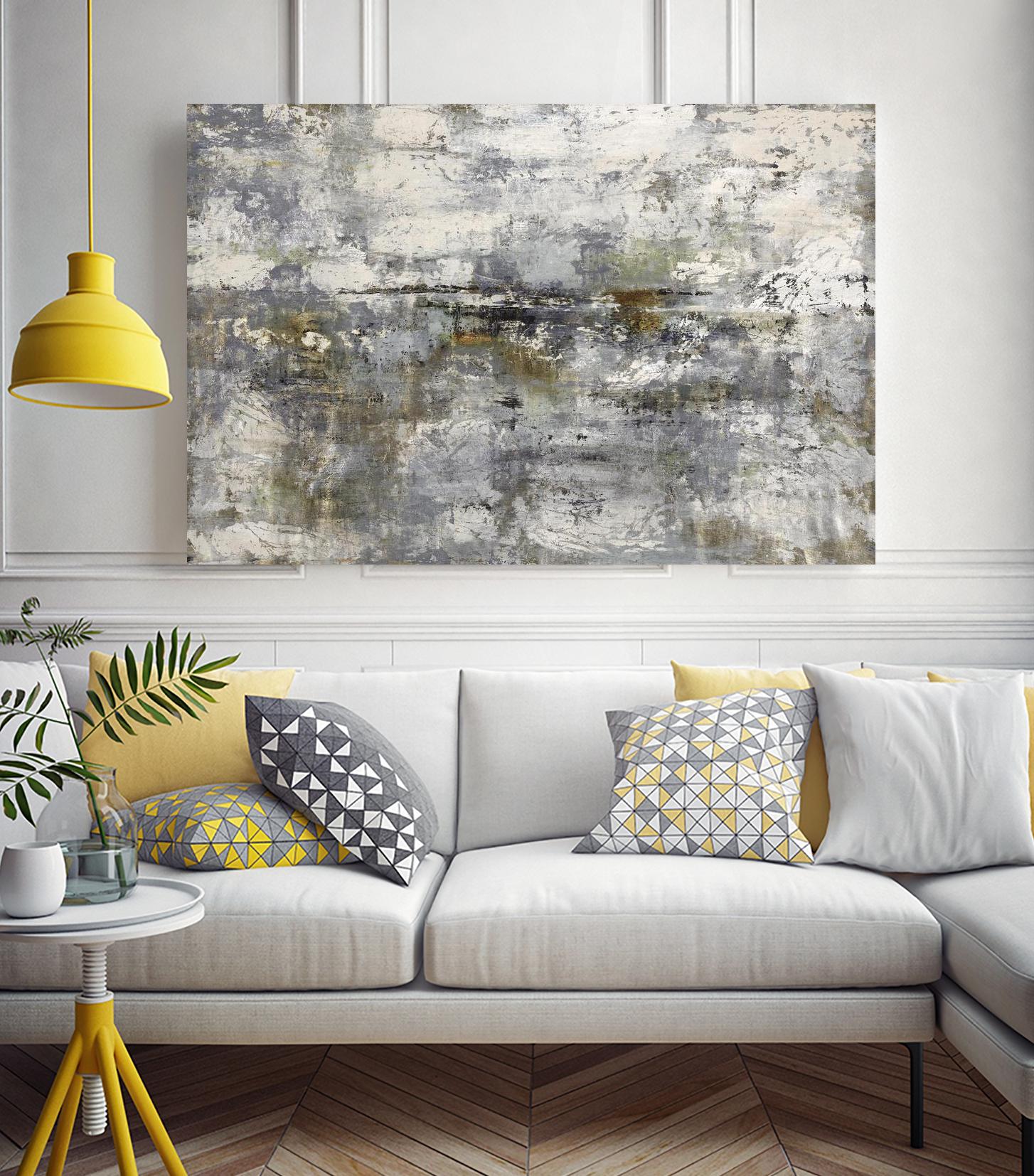 Luminous Dive by Daleno Art on GIANT ART - white abstract