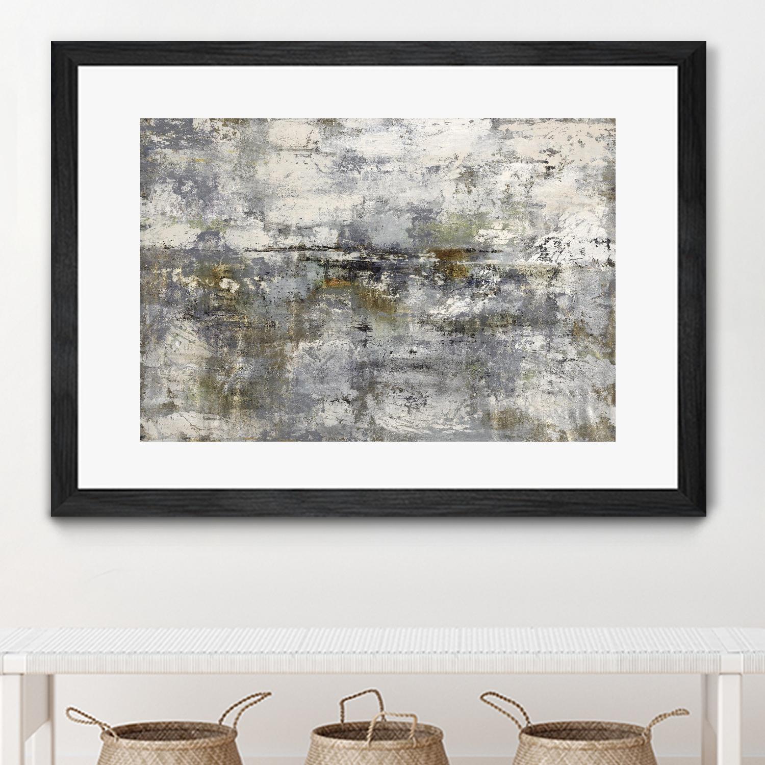 Luminous Dive by Daleno Art on GIANT ART - white abstract