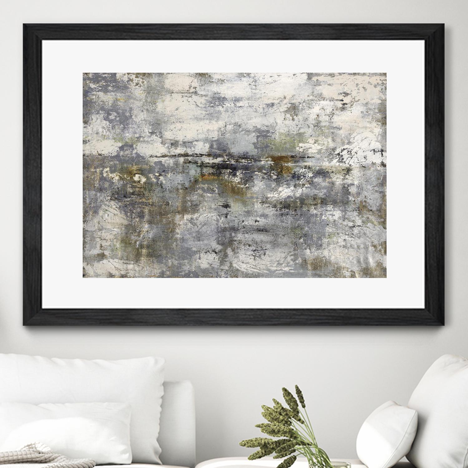 Luminous Dive by Daleno Art on GIANT ART - white abstract