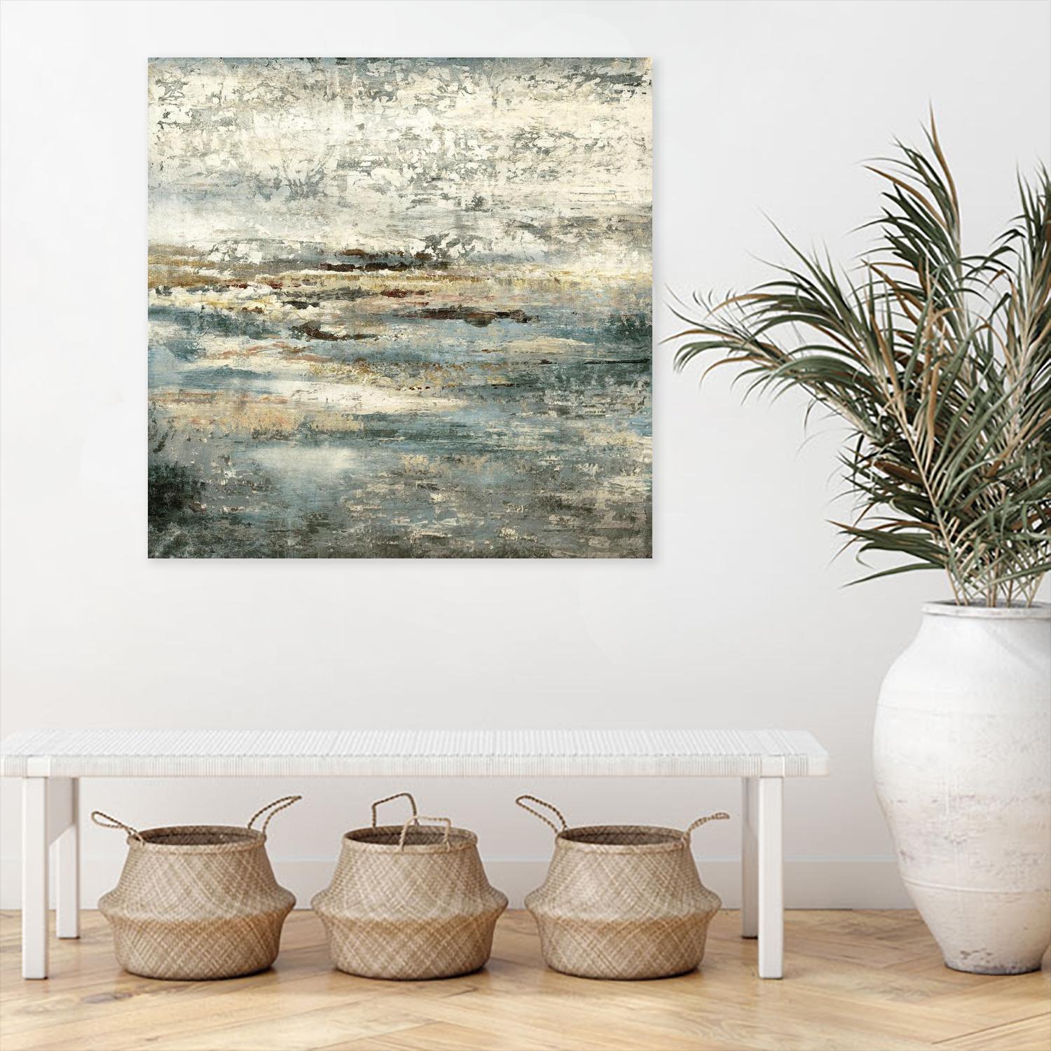 Maui Mystery by Daleno Art on GIANT ART - beige abstract