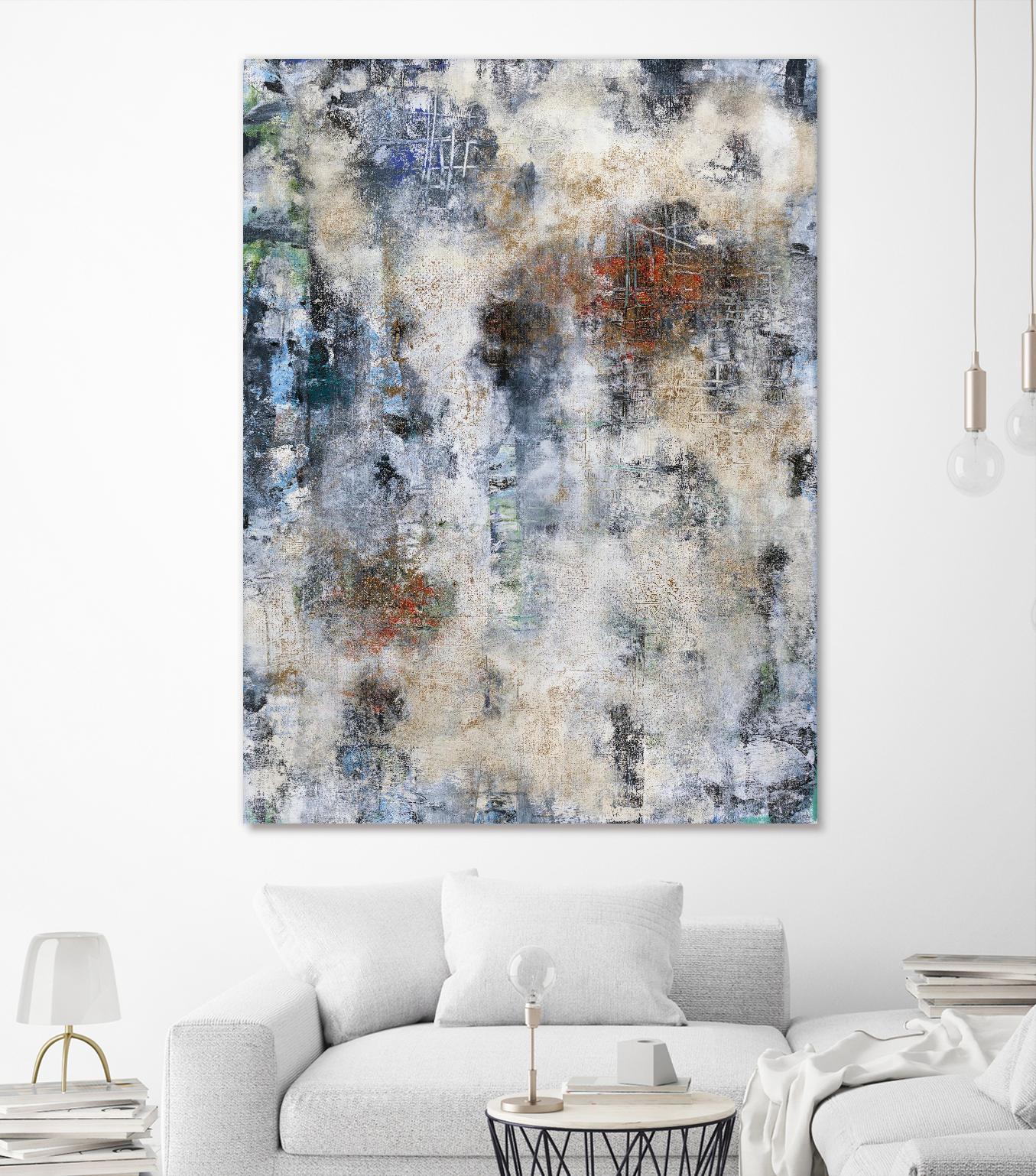 Constructed Concrete by Daleno Art on GIANT ART - red abstract abstrait