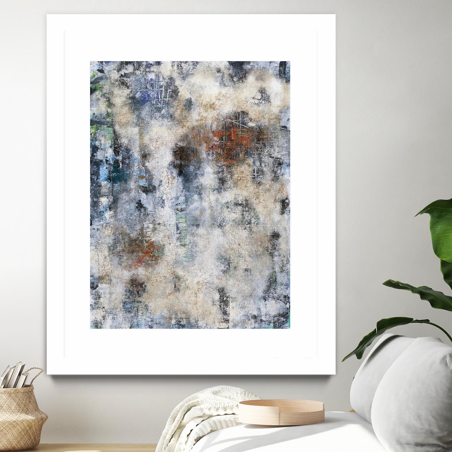 Constructed Concrete by Daleno Art on GIANT ART - red abstract abstrait