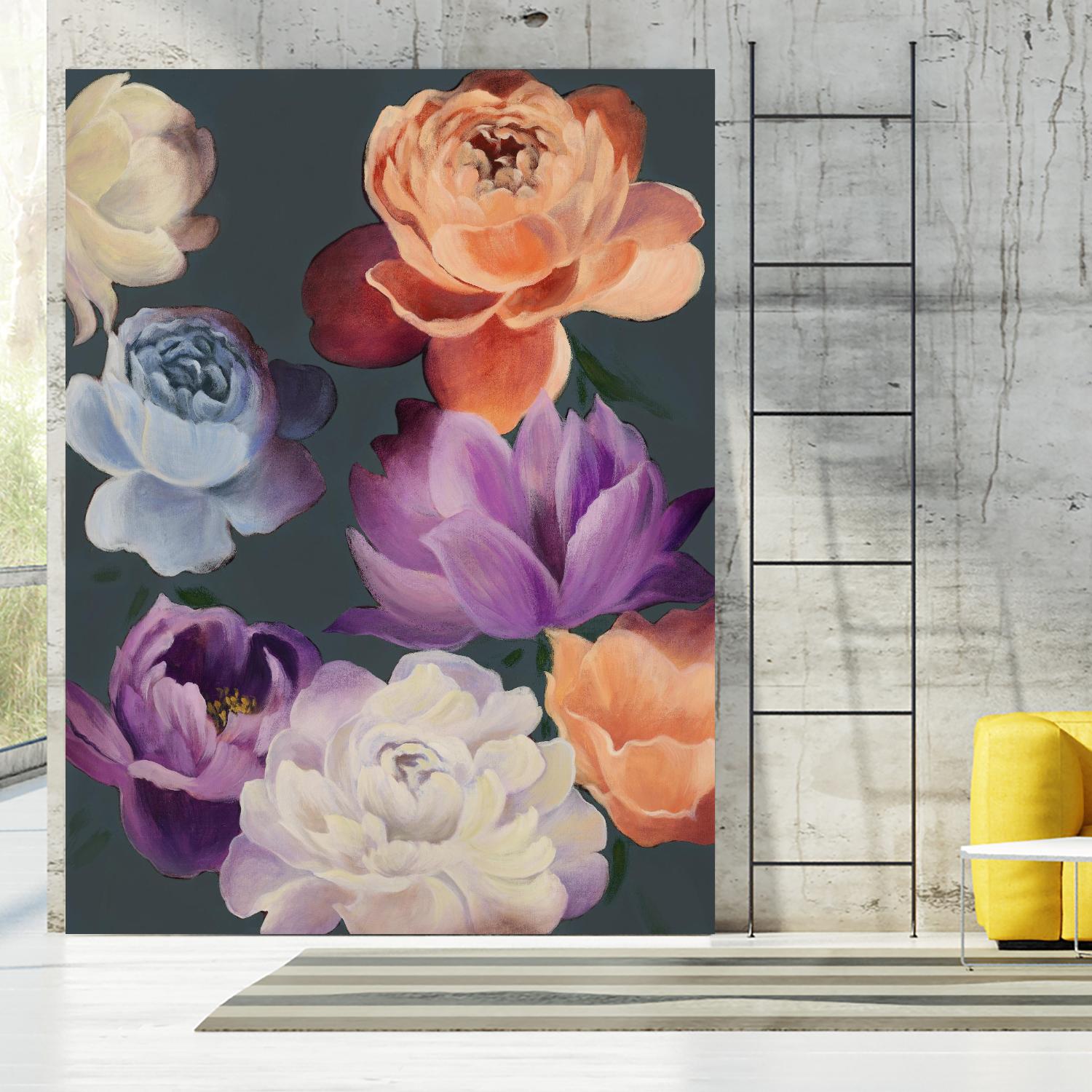 November Blooms by Daleno Art on GIANT ART - orange flowers