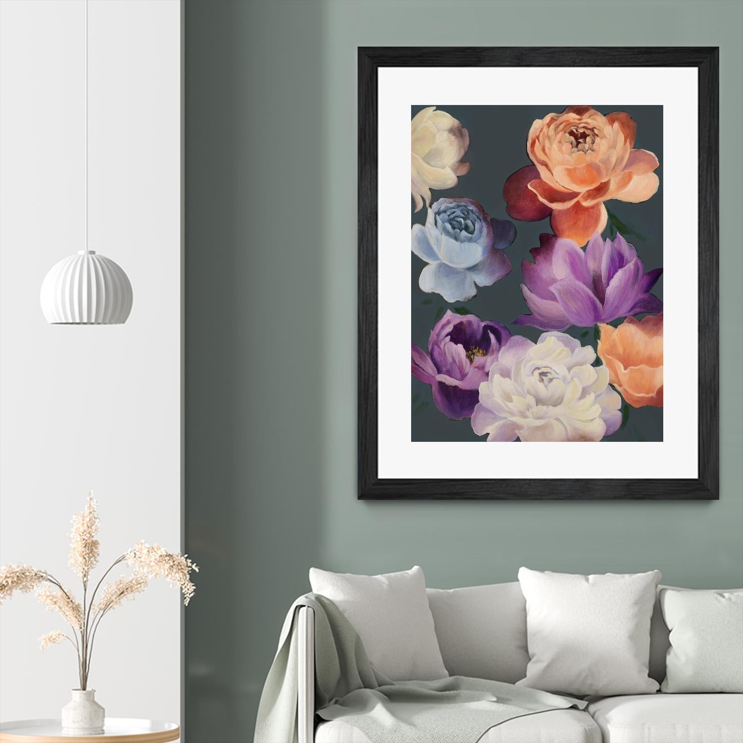 November Blooms by Daleno Art on GIANT ART - orange flowers