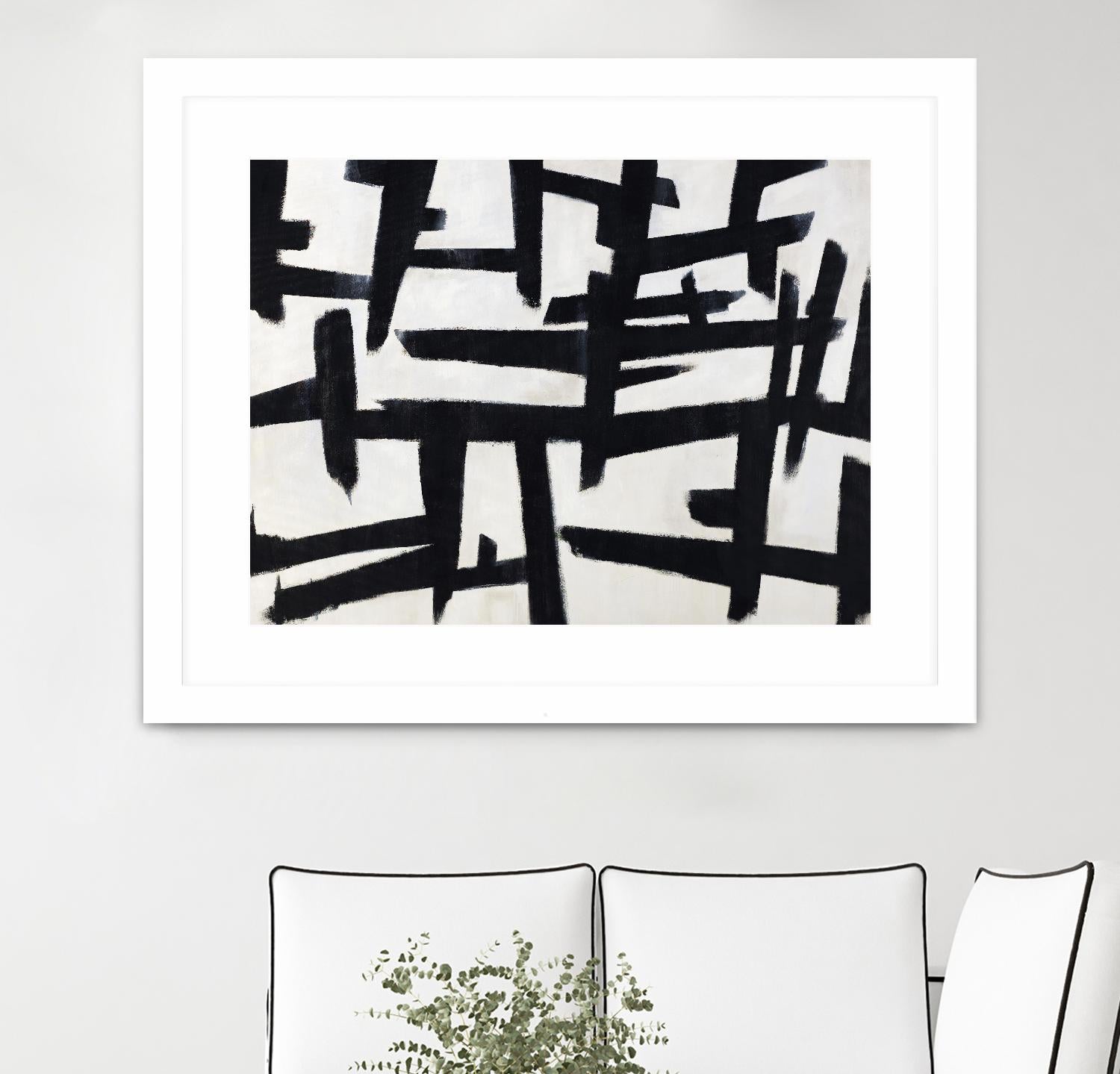 Native Maze by Daleno Art on GIANT ART - white abstract abstract