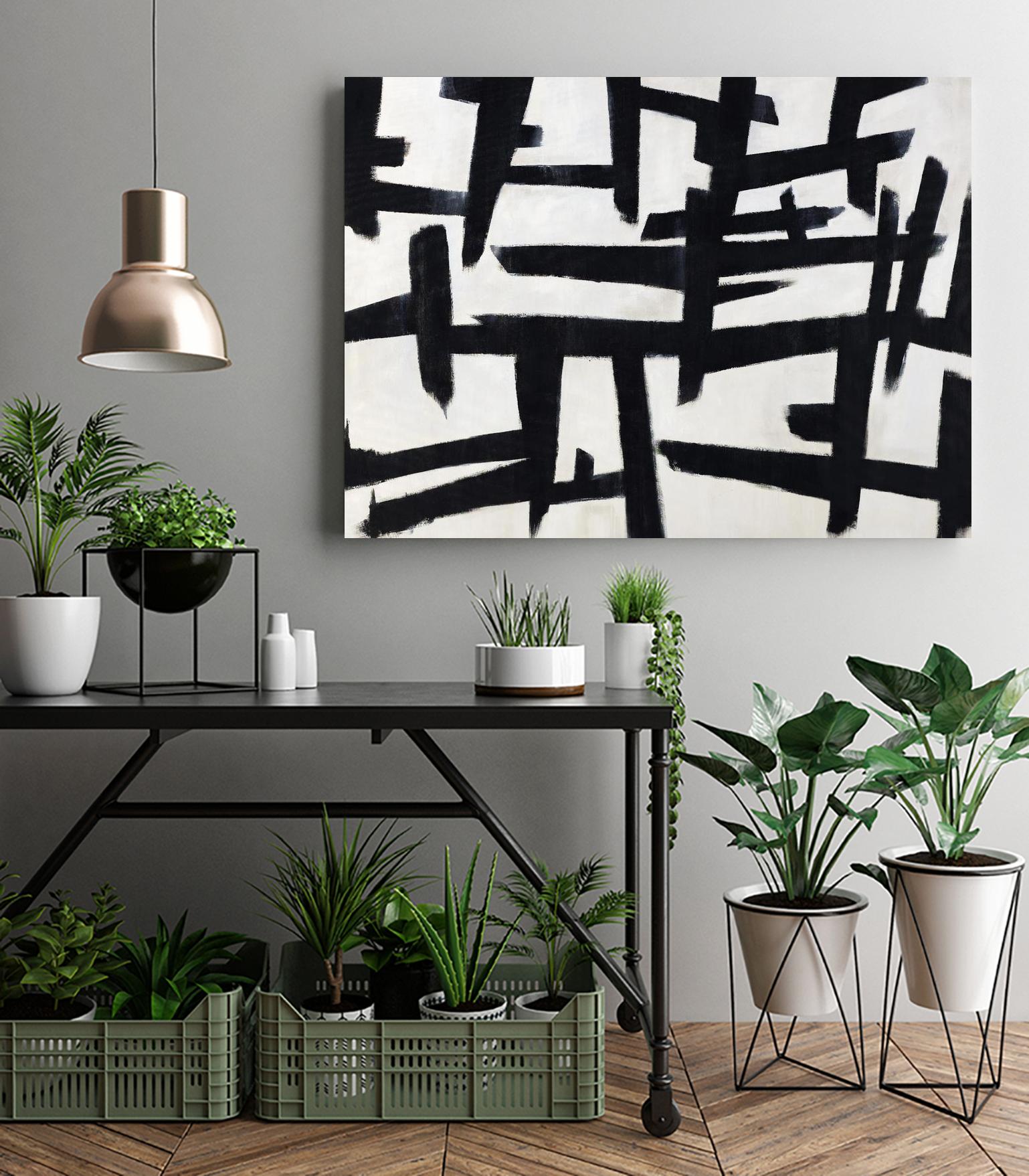 Native Maze by Daleno Art on GIANT ART - white abstract abstract