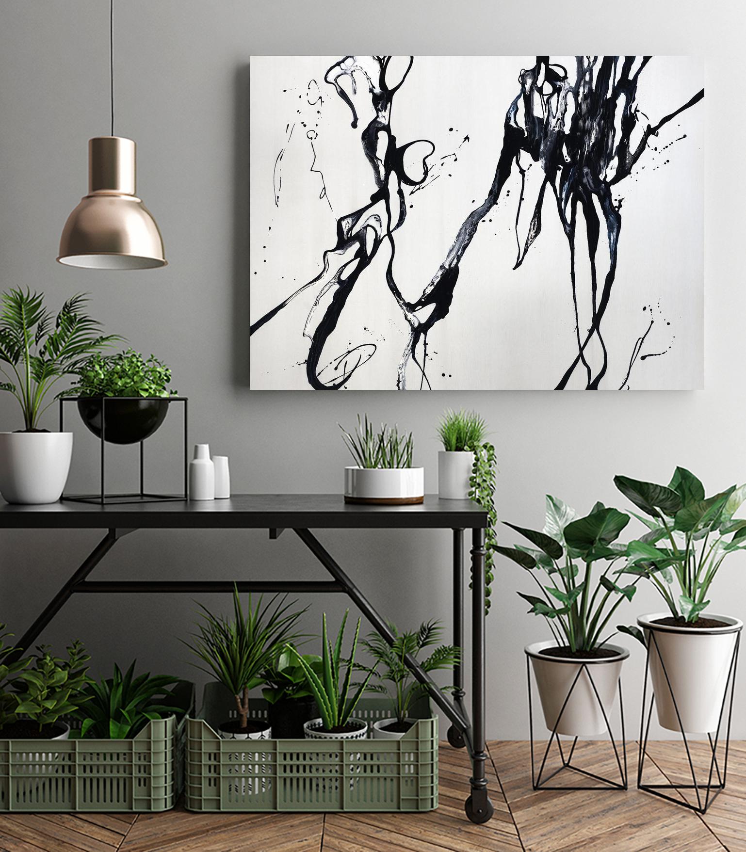 Staged Sophistication by Daleno Art on GIANT ART - white black&white abstrait