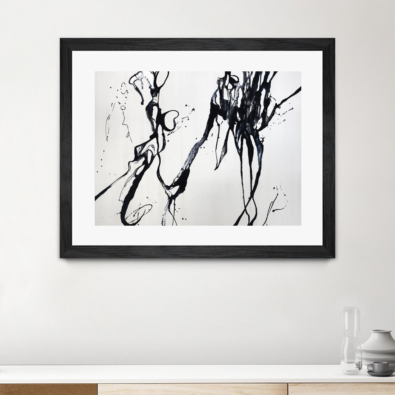 Staged Sophistication by Daleno Art on GIANT ART - white black&white abstrait