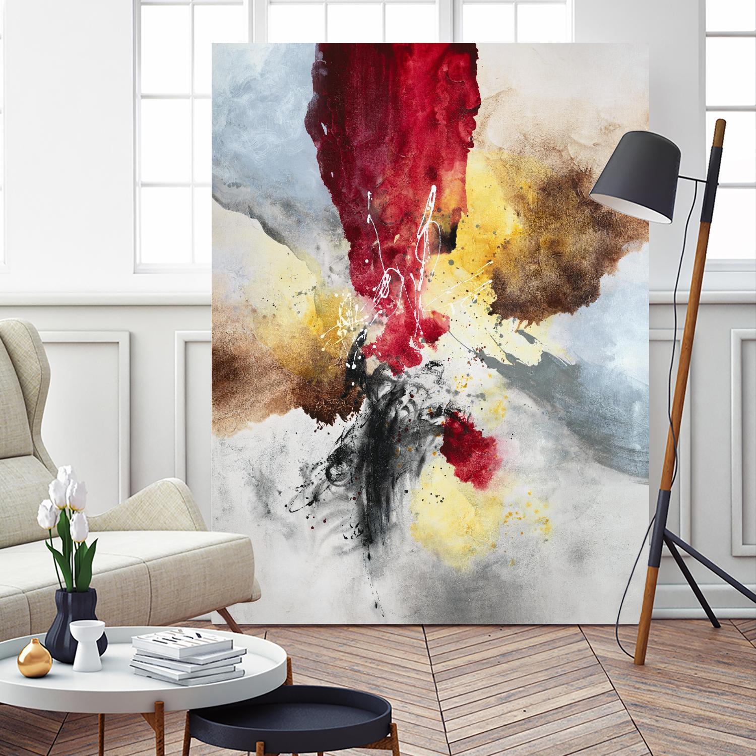 Subversion by Daleno Art on GIANT ART - red abstract abstrait