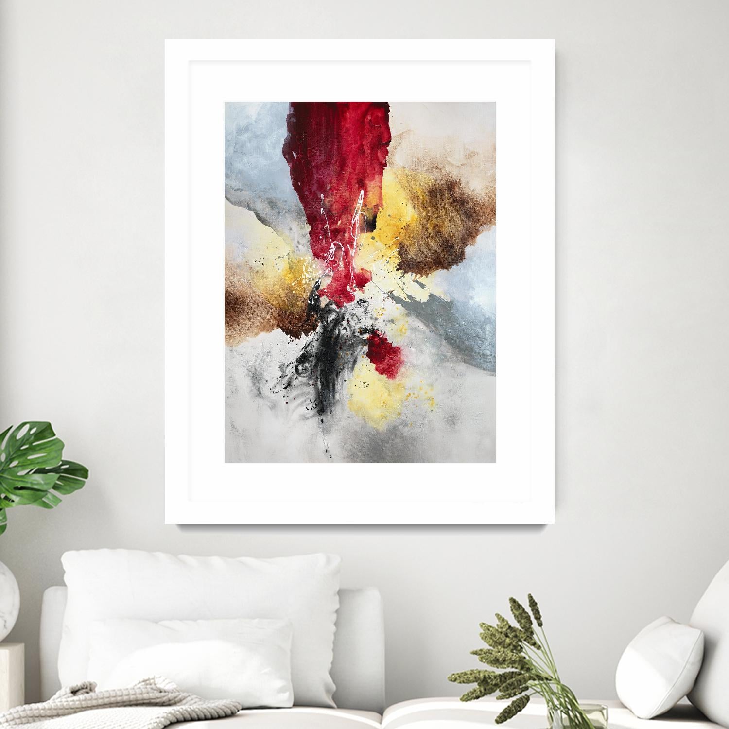 Subversion by Daleno Art on GIANT ART - red abstract abstrait