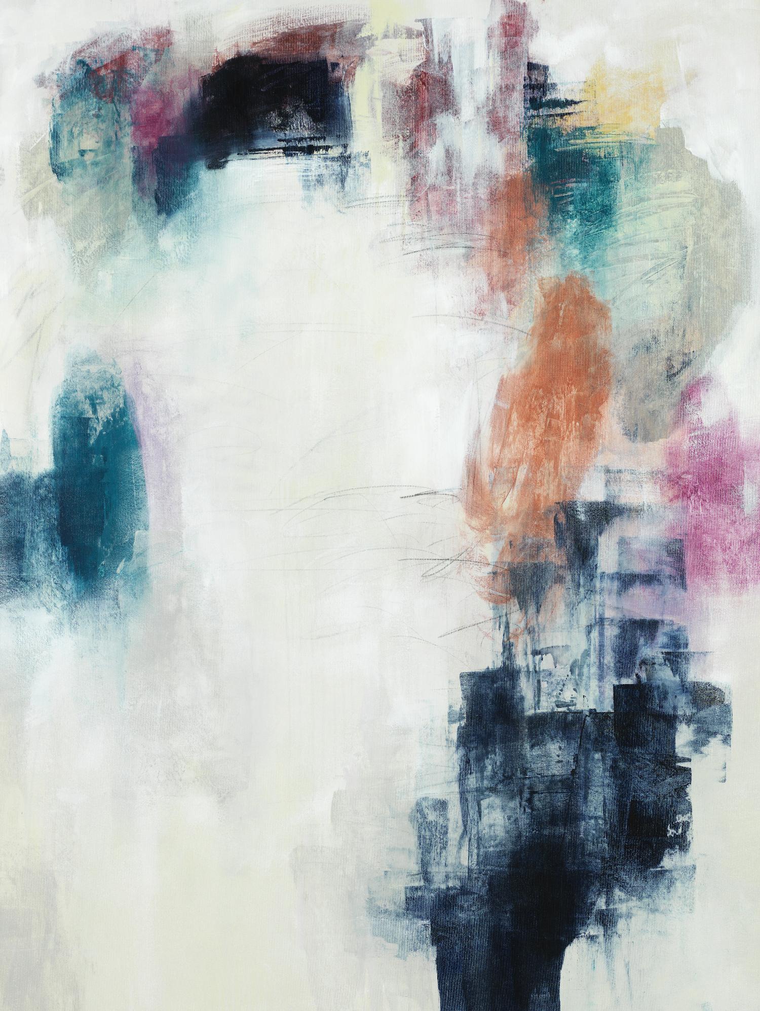 Sensitive Strum by Daleno Art on GIANT ART - orange abstract abstrait