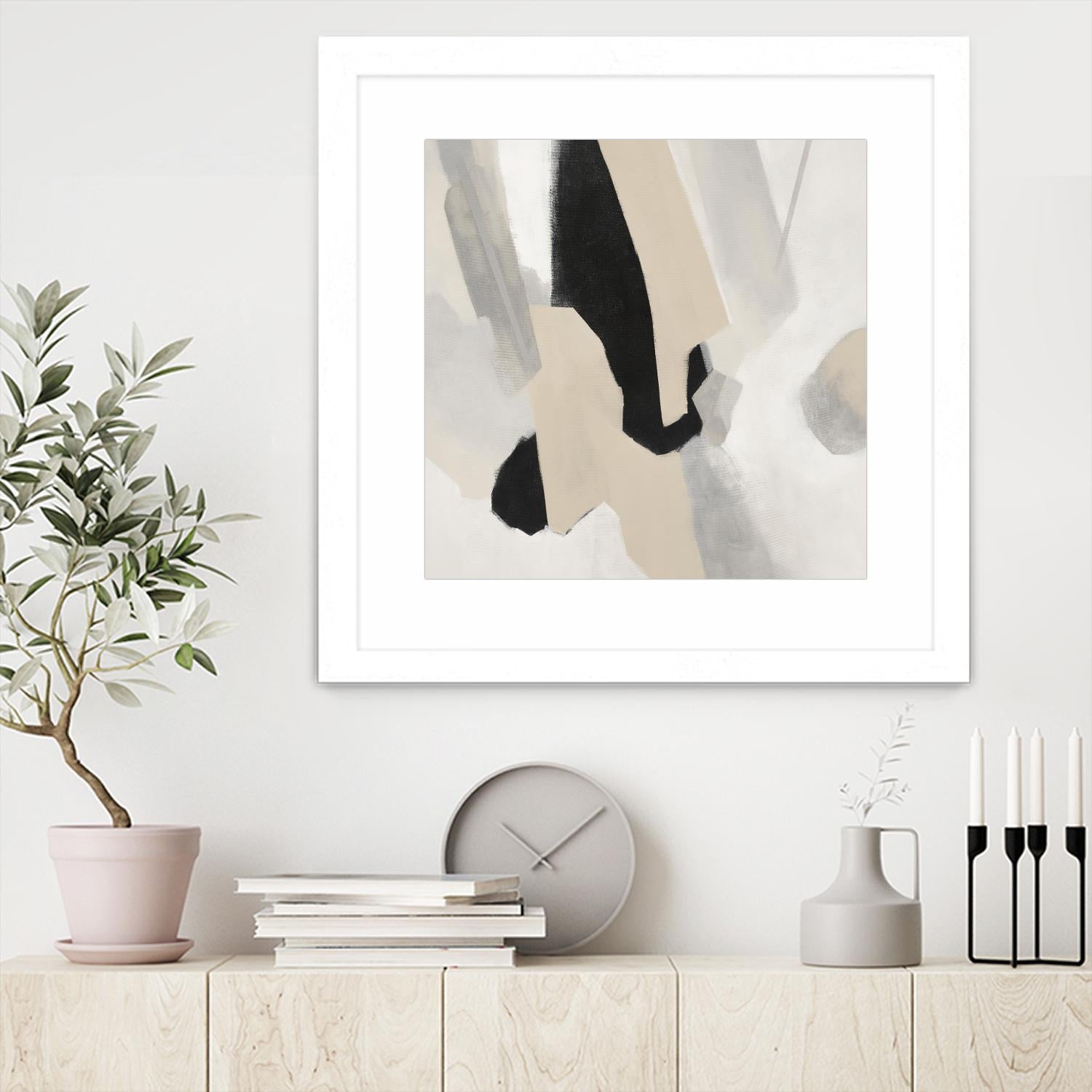 Dynamic Concourse II by Daleno Art on GIANT ART - beige abstract abstrait