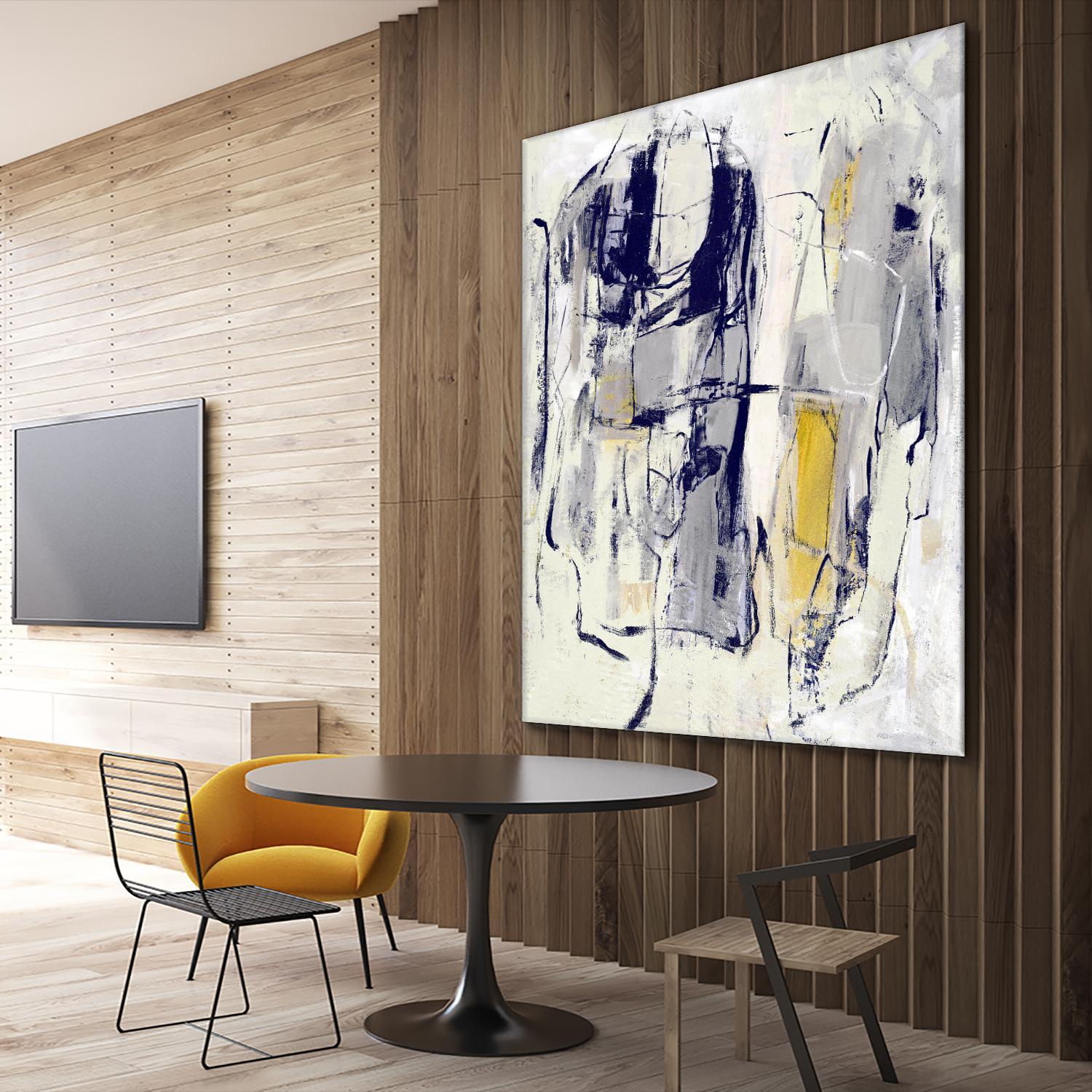 Dream Wrestling by Daleno Art on GIANT ART - blue abstract abstrait