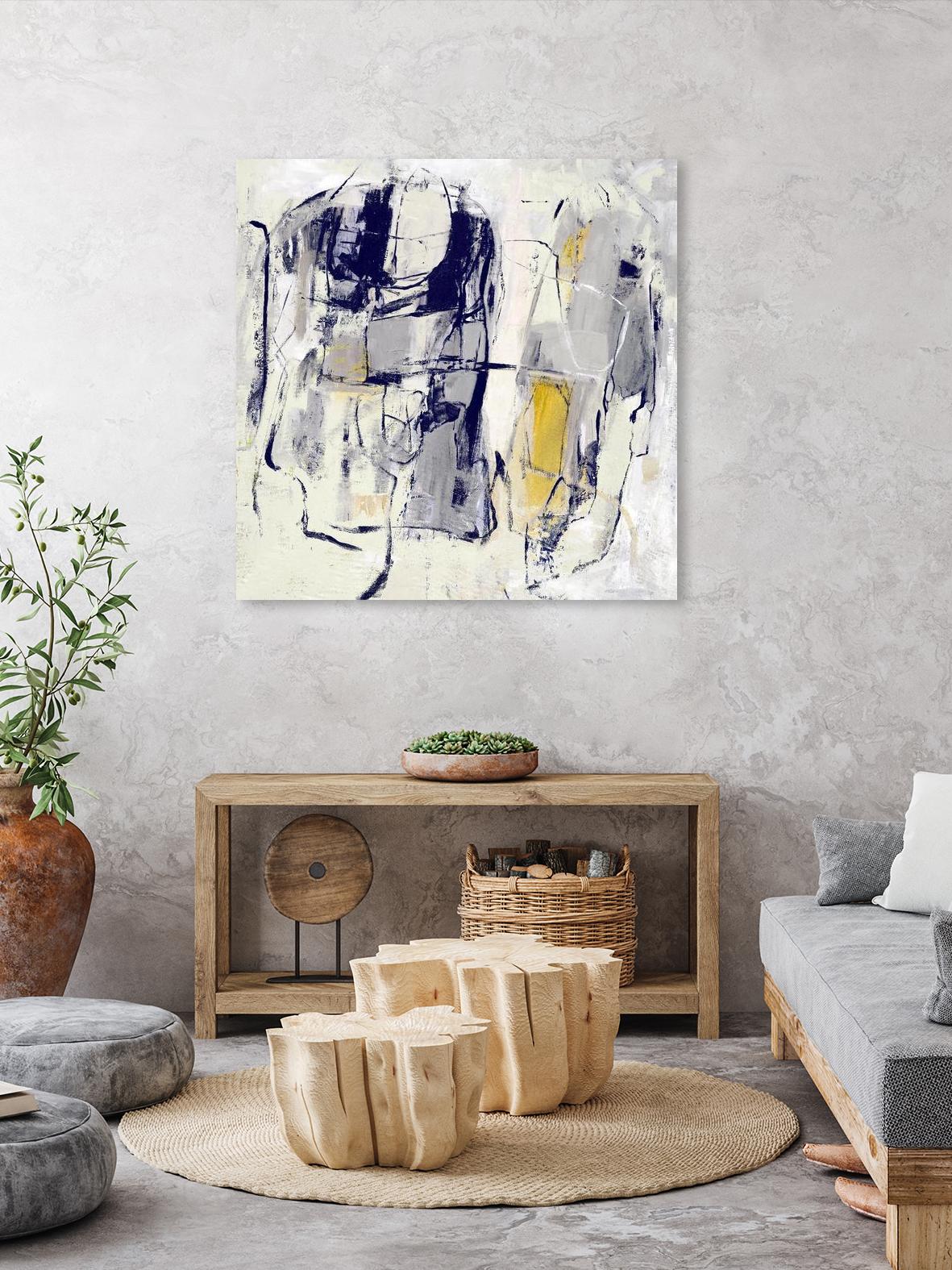 Dream Wrestling by Daleno Art on GIANT ART - blue abstract abstrait