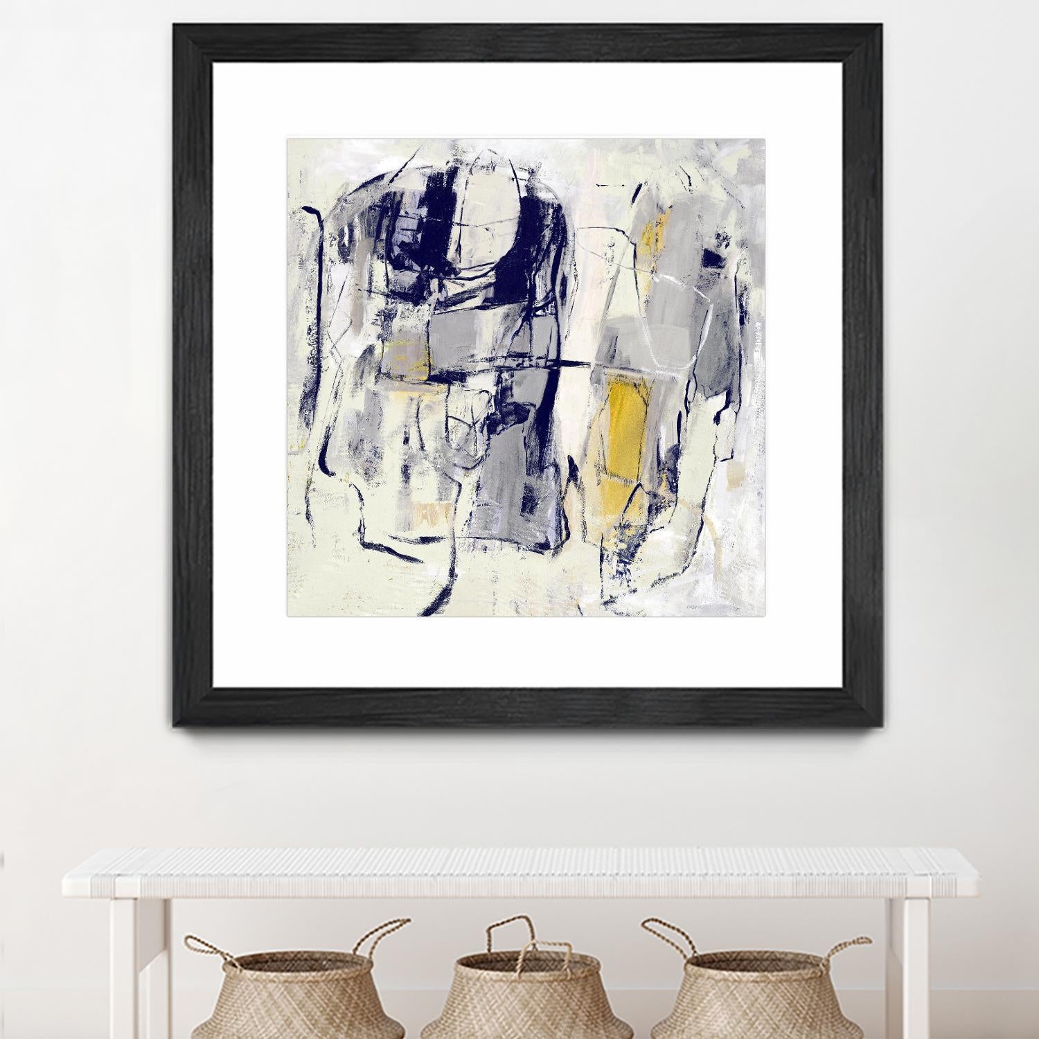 Dream Wrestling by Daleno Art on GIANT ART - blue abstract abstrait