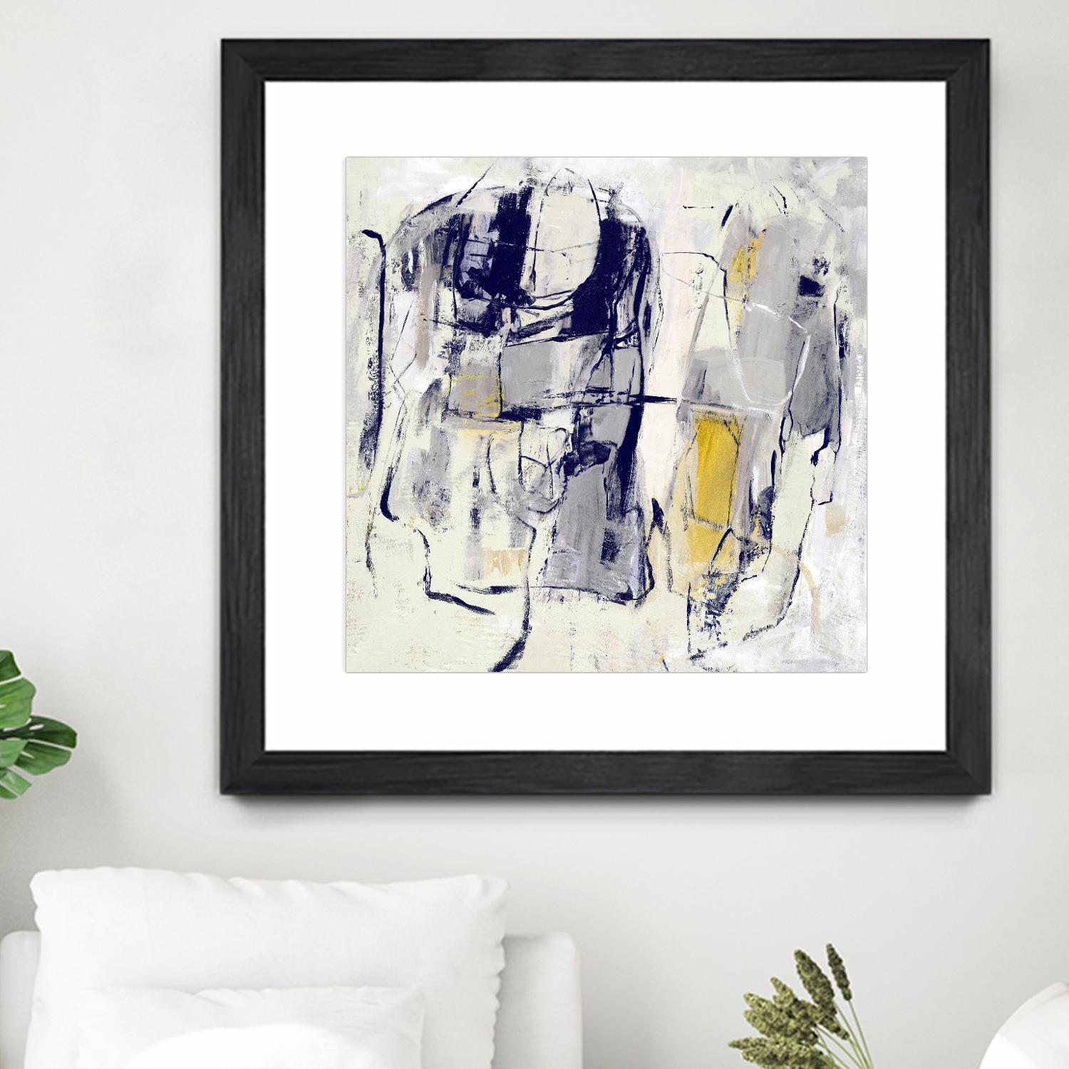 Dream Wrestling by Daleno Art on GIANT ART - blue abstract abstrait