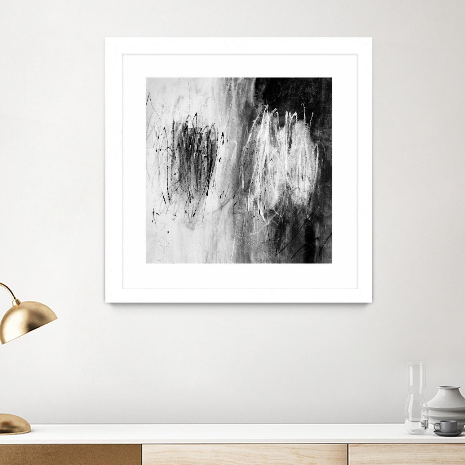 Disco Duo by Daleno Art on GIANT ART - white abstract abstrait