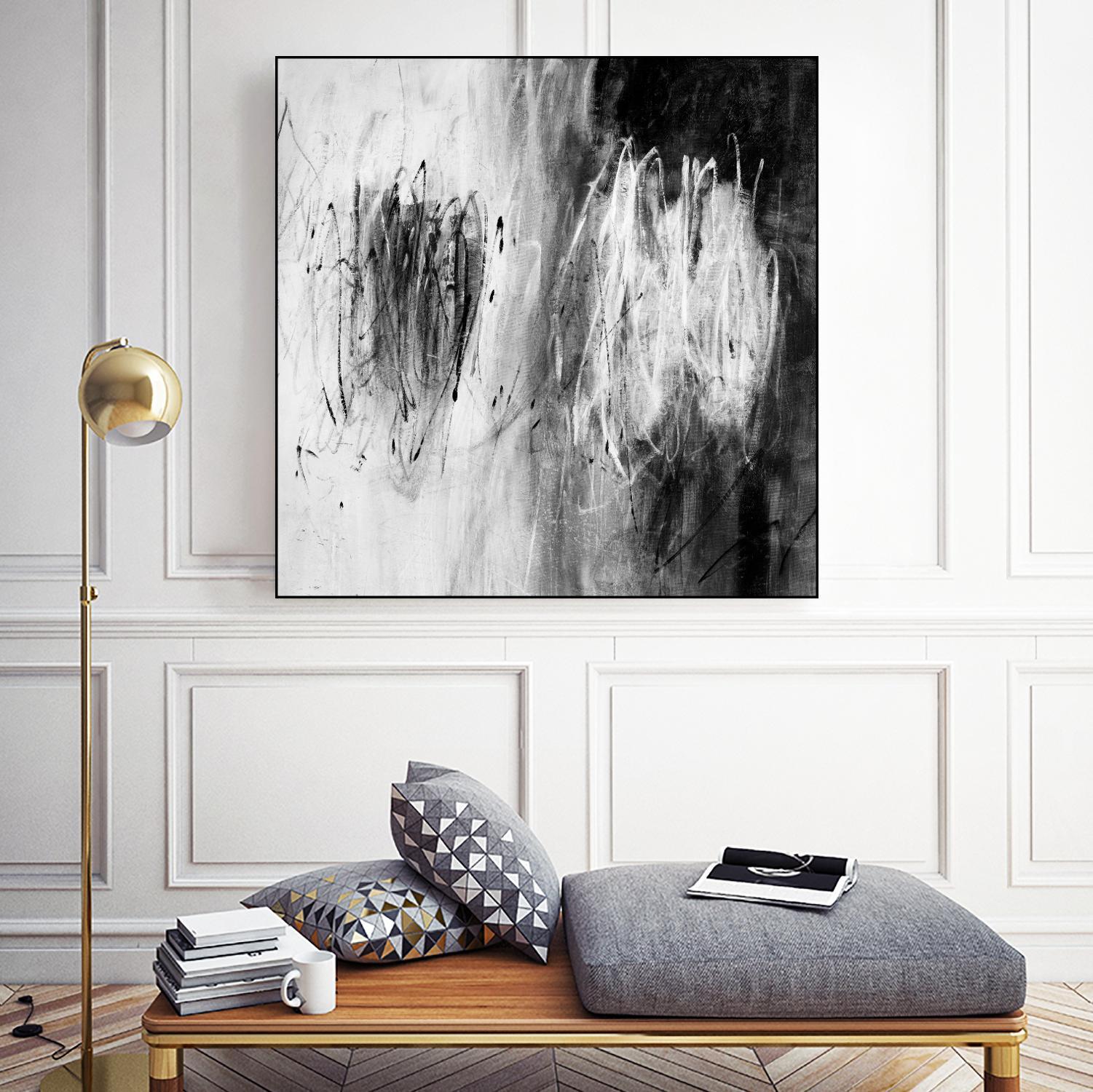 Disco Duo by Daleno Art on GIANT ART - white abstract abstrait