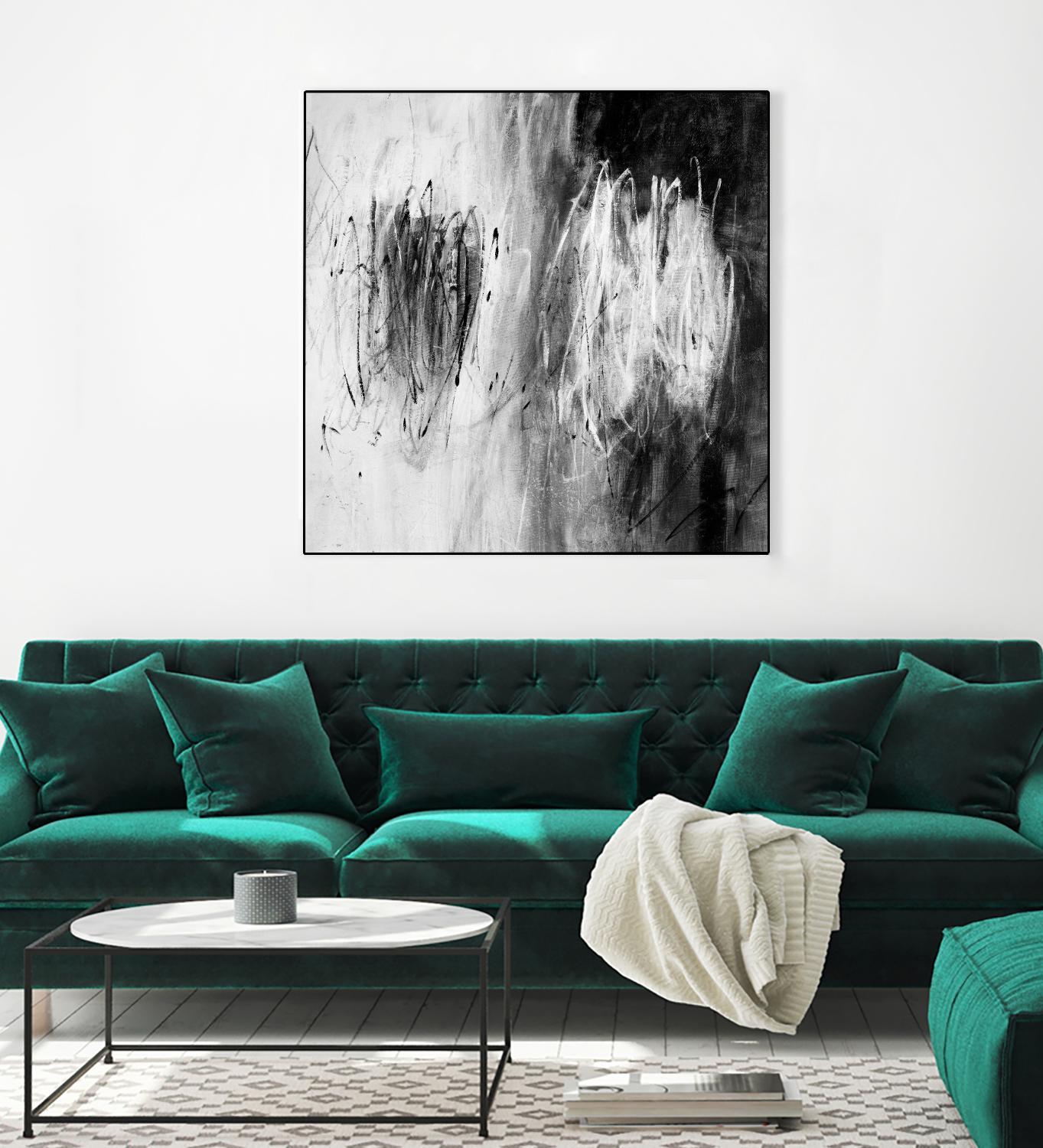 Disco Duo by Daleno Art on GIANT ART - white abstract abstrait