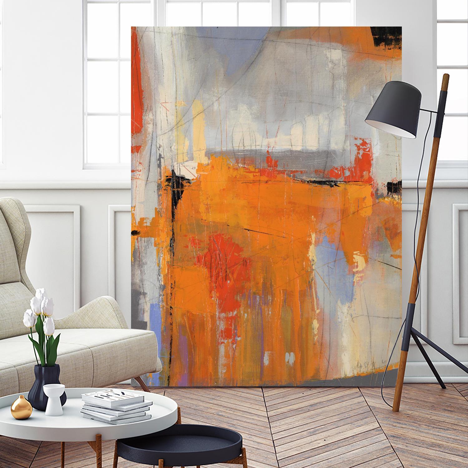 Beach Nut by Daleno Art on GIANT ART - orange abstract abstrait