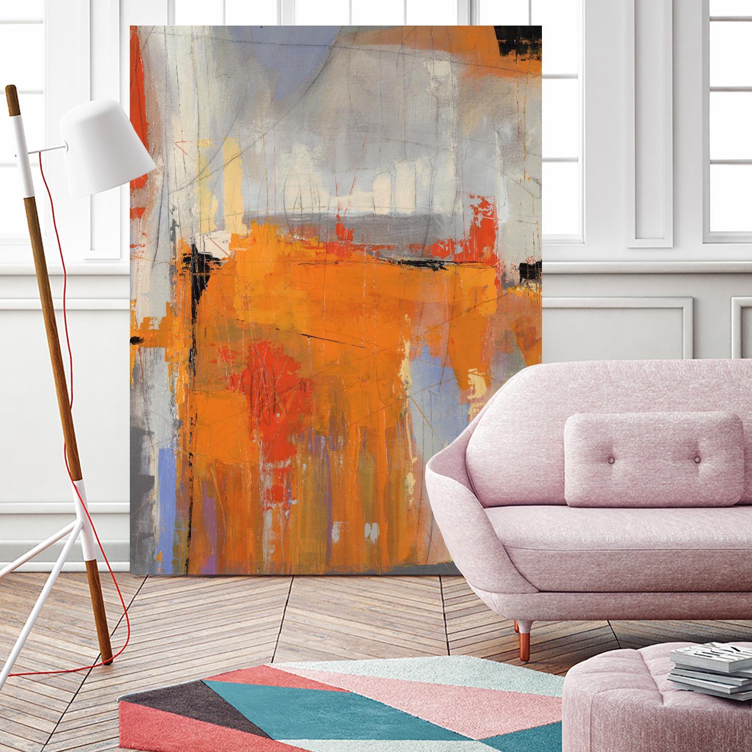 Beach Nut by Daleno Art on GIANT ART - orange abstract abstrait